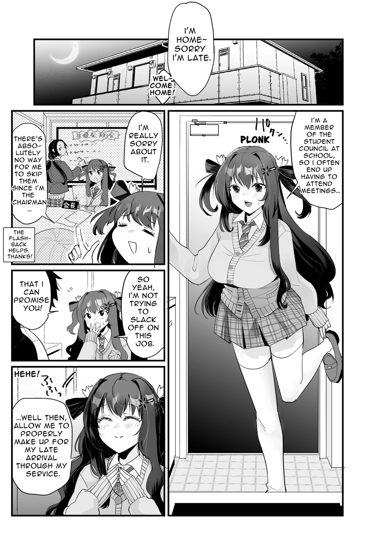 [Whisp (Wada-chin)] Isshūkan, gen'eki JK to o ma n ko mansai no dōsei [English] [tsuyoshi] image number 14