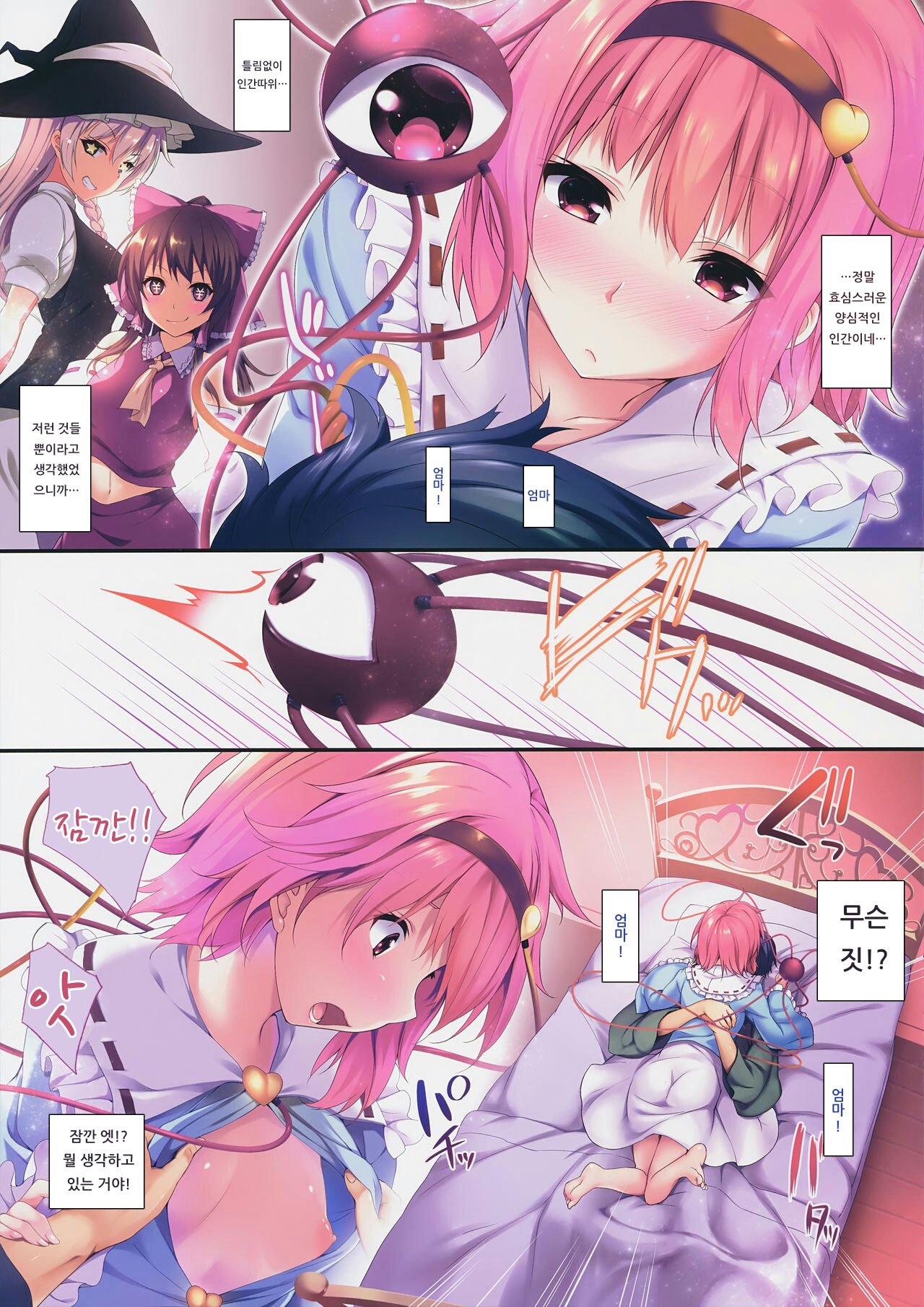 (Reitaisai 13) [Attendance Number 26 (Niro)] Satori-sama no Amai Kaori no Dakigokochi (Touhou Project) [Korean] numero di immagine  4