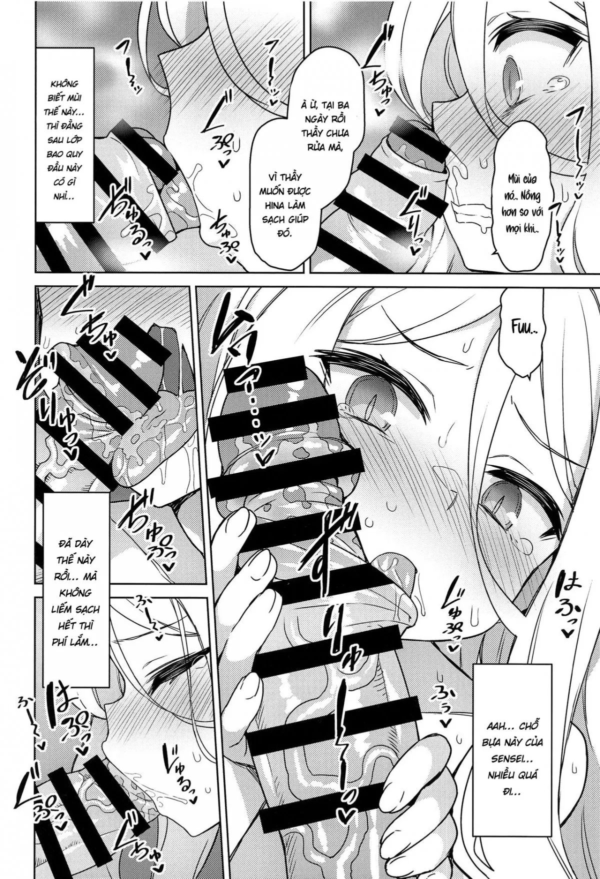 (C101) [Monochrome Circuit (racer)] Sorasaki Hina wa Tsukawaretai   (Blue Archive) [Vietnamese Tiếng Việt] image number 5