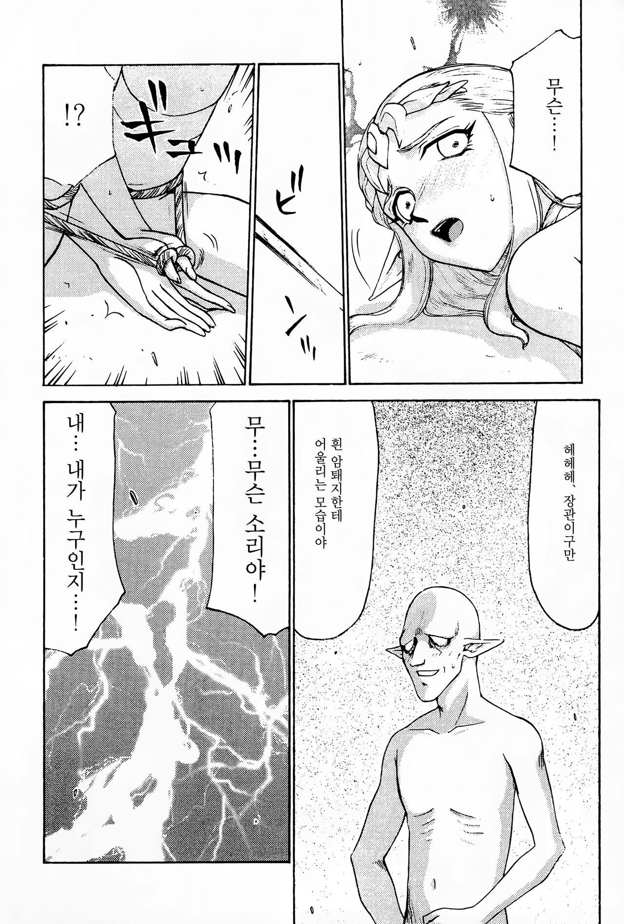 (CR25) [LTM. (Taira Hajime)] NISE Zelda no Densetsu Prologue (The Legend of Zelda) [Korean] Bildnummer 16