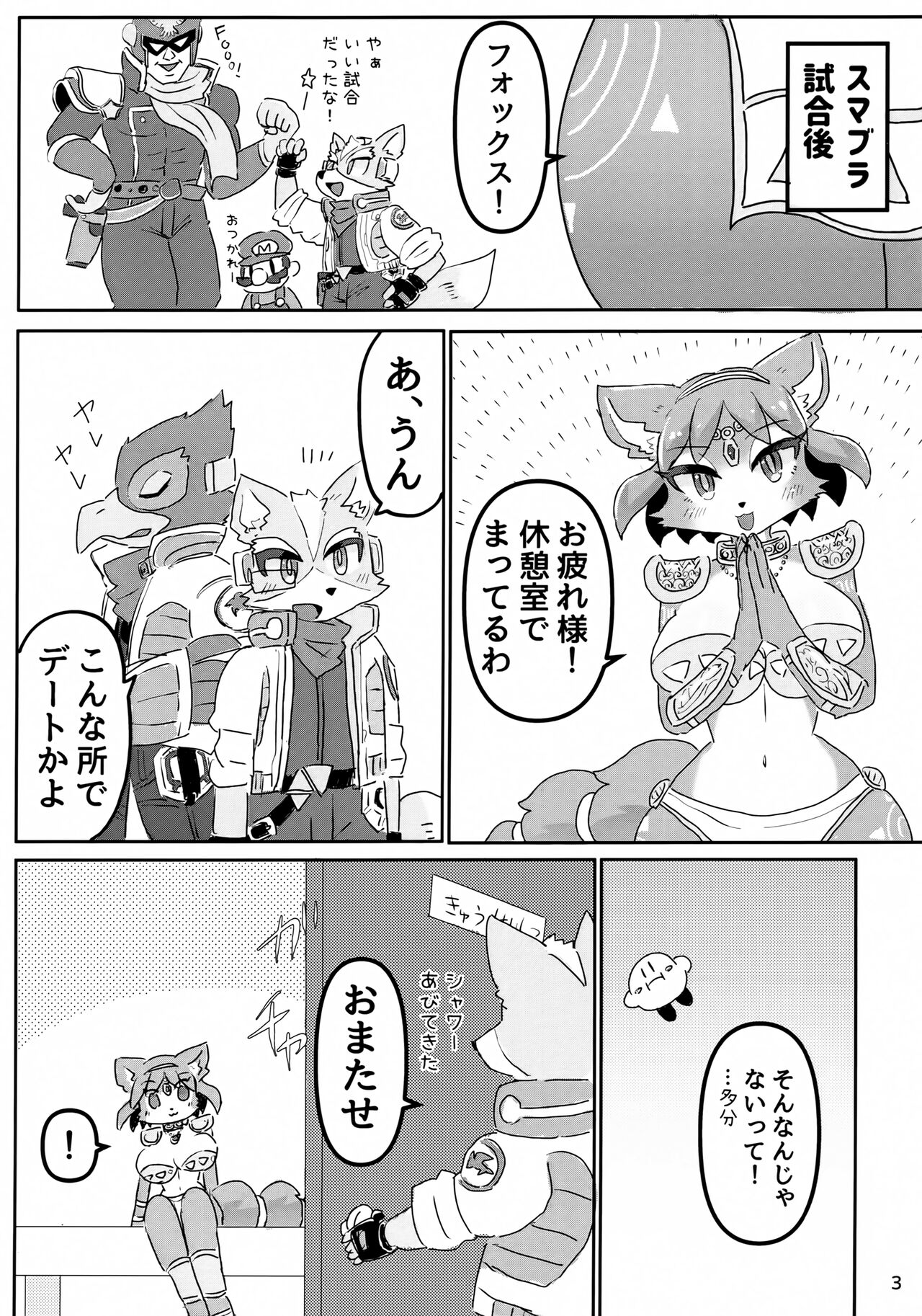 (Kemoket 14) [Kuri Gohan (Yocchi)] Otsukare Fundoshi (Star Fox) 图片编号 2