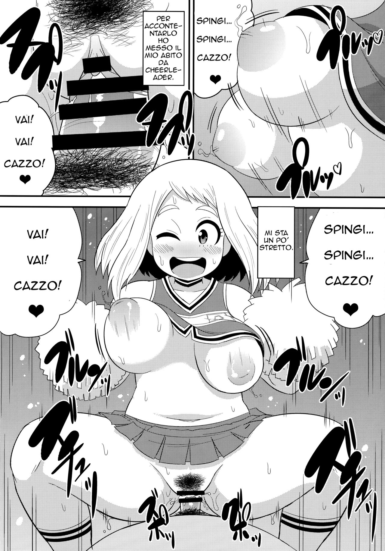 (C90) [C'sHOUSE (Iguchi Sentarou)] Ochako Bitch Academia (Boku no Hero Academia) [Italian] изображение № 9