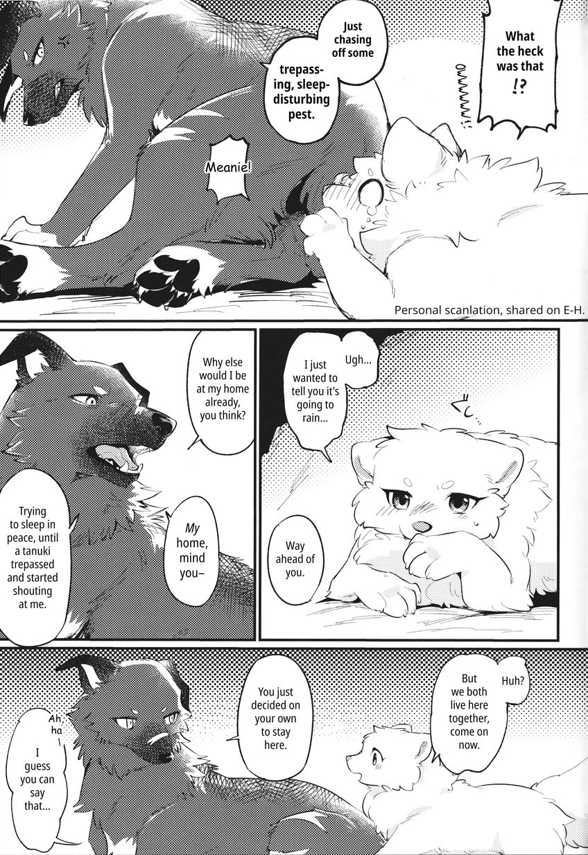 (Kemoket 14) [Kaiten ParaDOGs (Minaga Tsukune)] Kokoro Karu Made | The Tanuki and the Hound [English] Bildnummer 7