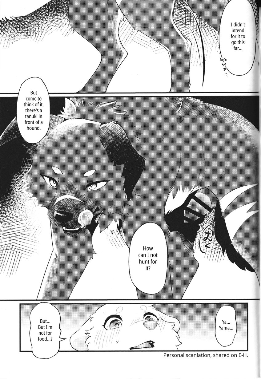 (Kemoket 14) [Kaiten ParaDOGs (Minaga Tsukune)] Kokoro Karu Made | The Tanuki and the Hound [English] Bildnummer 29