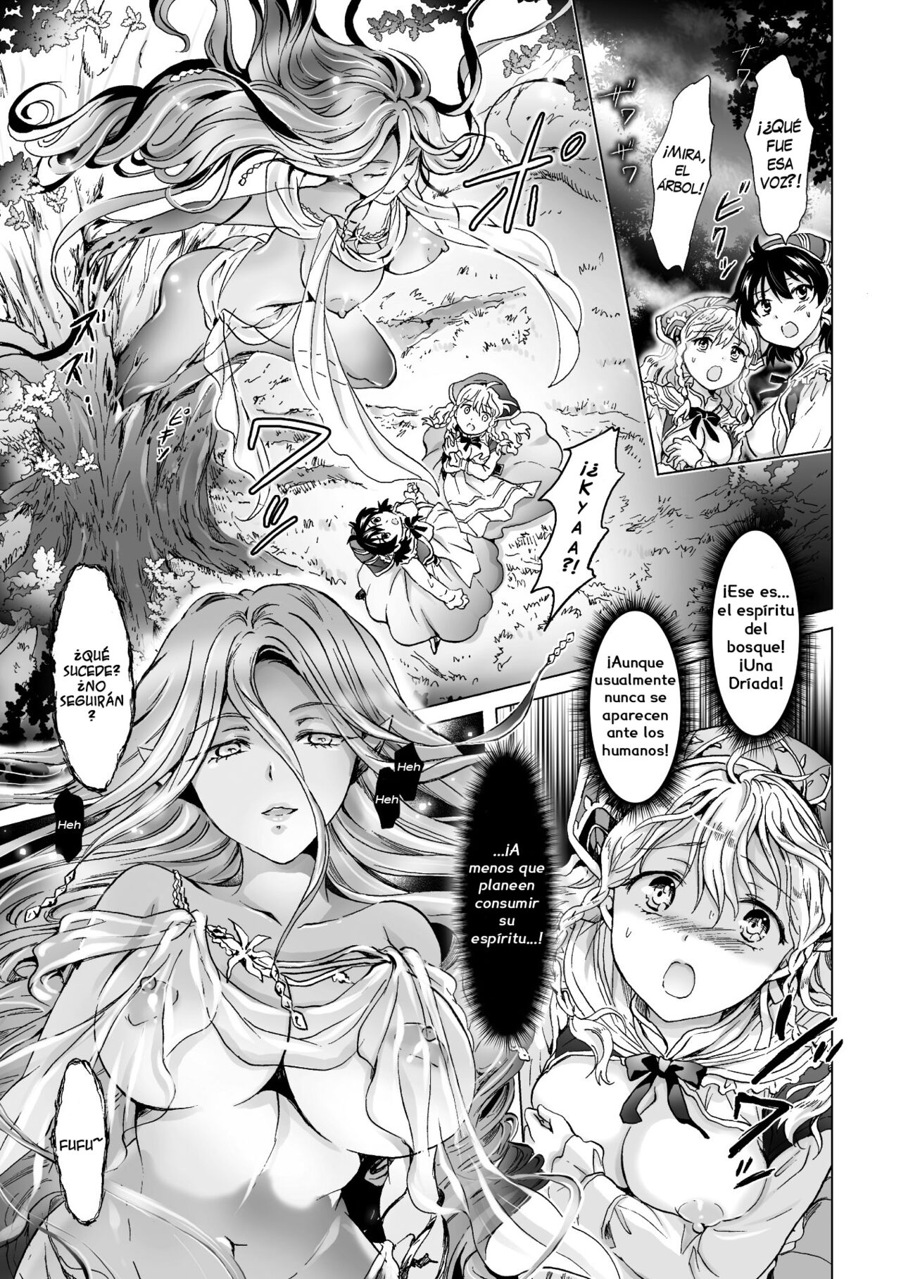 [Mira] Dryad no Hanayome-tachi | The Dryad's Brides (2D Comic Magazine Yuri Ninshin Vol. 2)  [Spanish] [Yuririn Fansub] [Digital] 图片编号 3