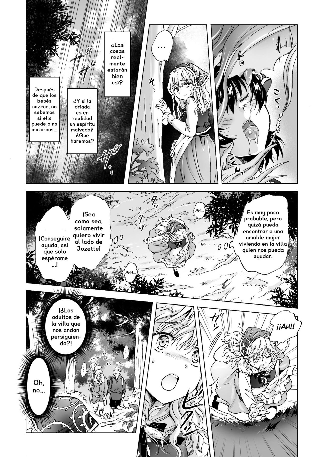 [Mira] Dryad no Hanayome-tachi | The Dryad's Brides (2D Comic Magazine Yuri Ninshin Vol. 2)  [Spanish] [Yuririn Fansub] [Digital] 图片编号 18