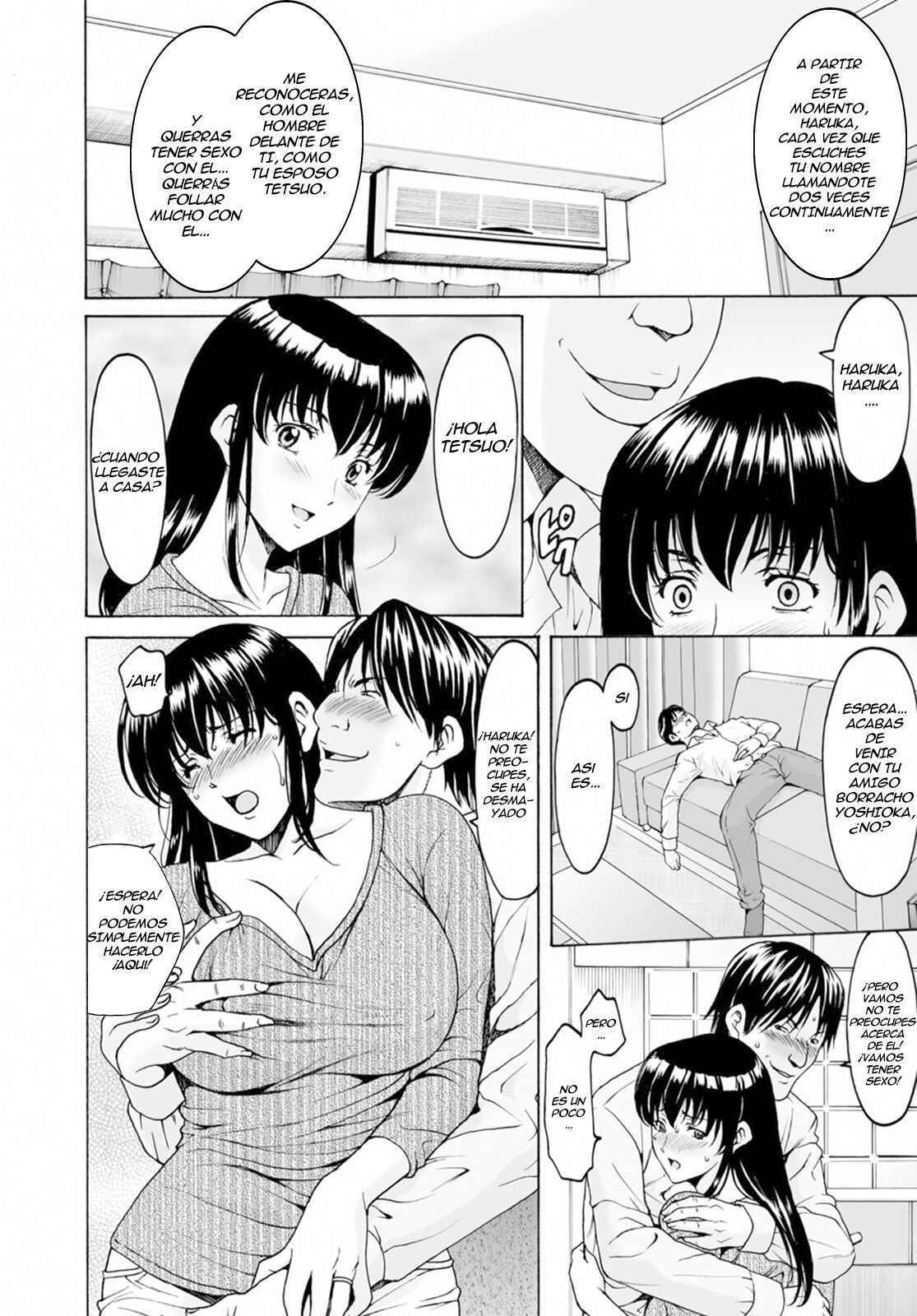 [Hoshino Ryuichi] Sennou NetorareTsuma Haruka | La Esposa Hipnotizada Haruka la Infiel [Spanish]  [Digital] [Ongoing] numero di immagine  15