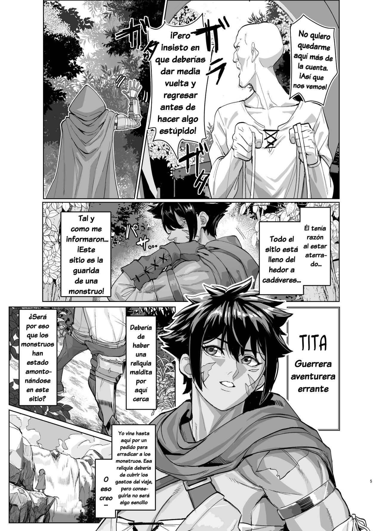 [Kugara] Ayaushi jo senshi-san | Una Mujer Guerrera en Problemas (Spanish) [kalock] image number 4