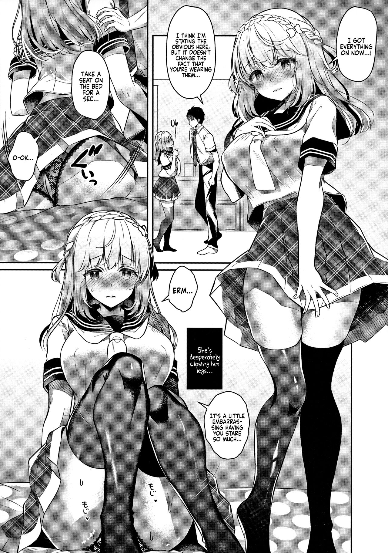 [Takashina Asahi] My Childhood Friend Girlfriend and her sexy underwear [English] [Coffedrug] image number 13