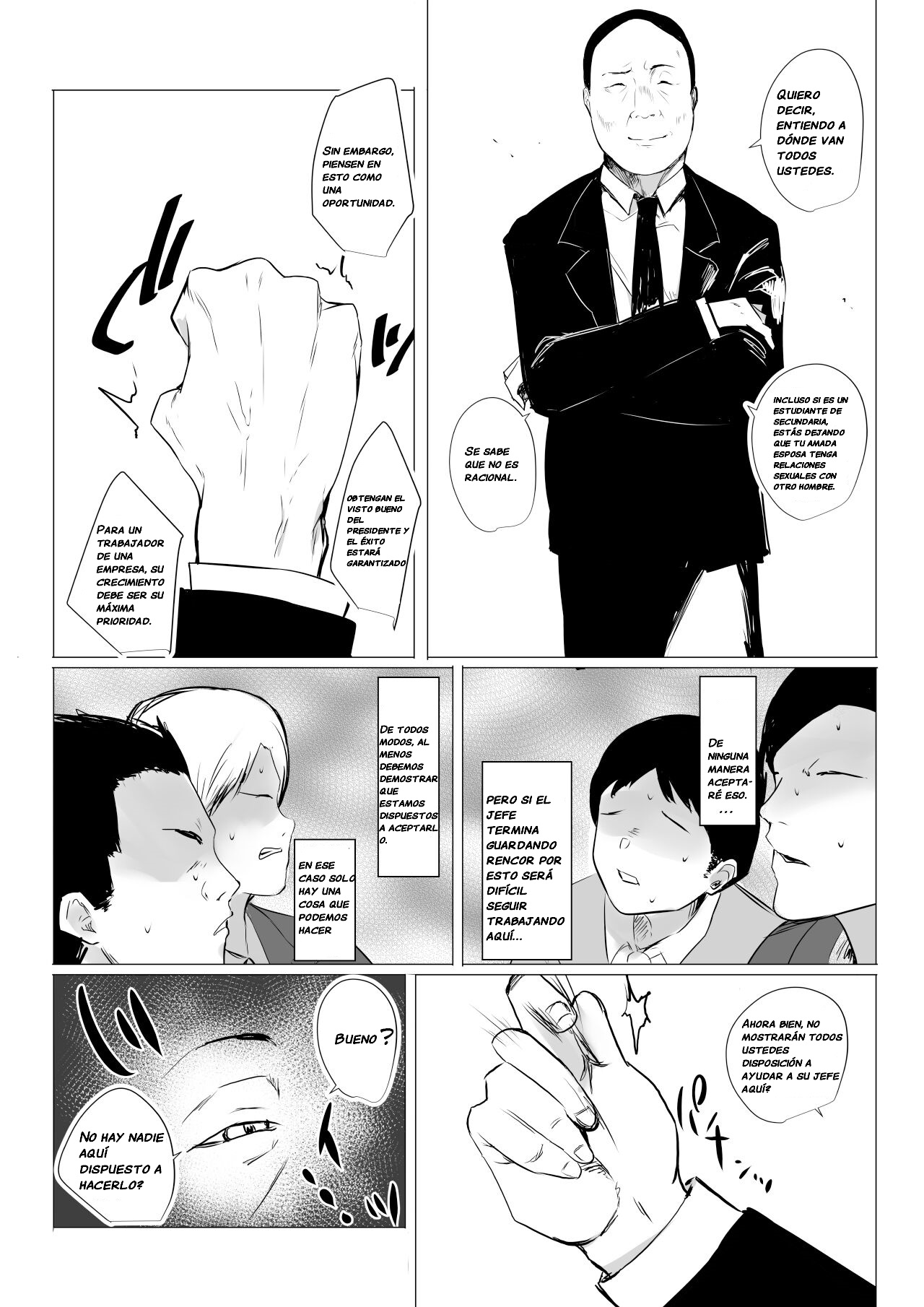 [Akireru Shoujo (Akire)] Boku dake ni Amaesasete Kureru Kyonyuu JK Tsuma o Hoka no Otoko ni Dakasete Mita 3 | 	Vi a una esposa de preparatoria de grandes pechos que solo deja que otro hombre la mime y abrace 3.  [Spanish] [HinamiT] image number 5