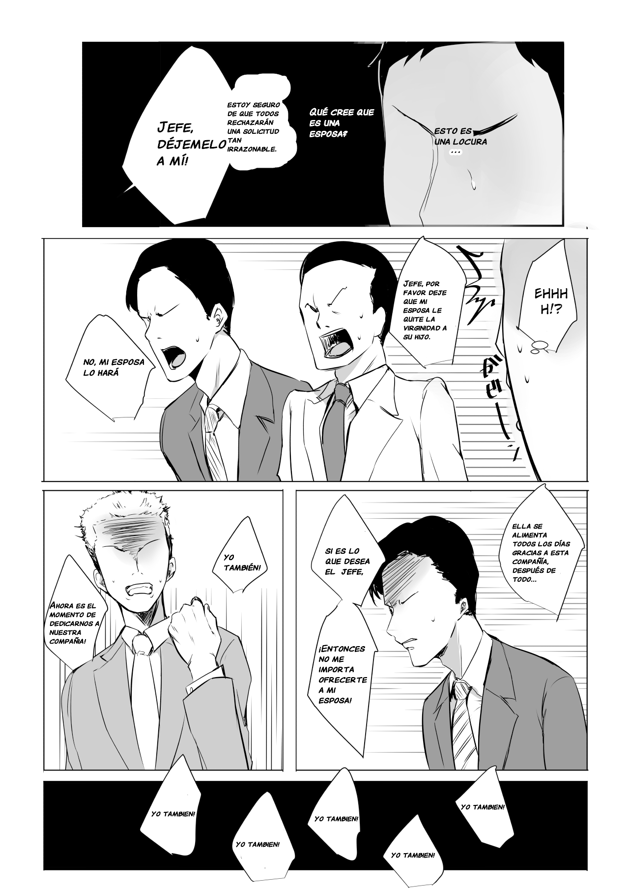 [Akireru Shoujo (Akire)] Boku dake ni Amaesasete Kureru Kyonyuu JK Tsuma o Hoka no Otoko ni Dakasete Mita 3 | 	Vi a una esposa de preparatoria de grandes pechos que solo deja que otro hombre la mime y abrace 3.  [Spanish] [HinamiT] image number 6