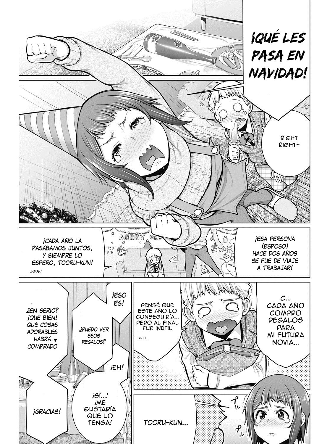 [Minamida Usuke] Dokidoki Christmas Party (COMIC HOTMiLK Koime Vol. 2) [Spanish] [Lanerte] [Digital] image number 3