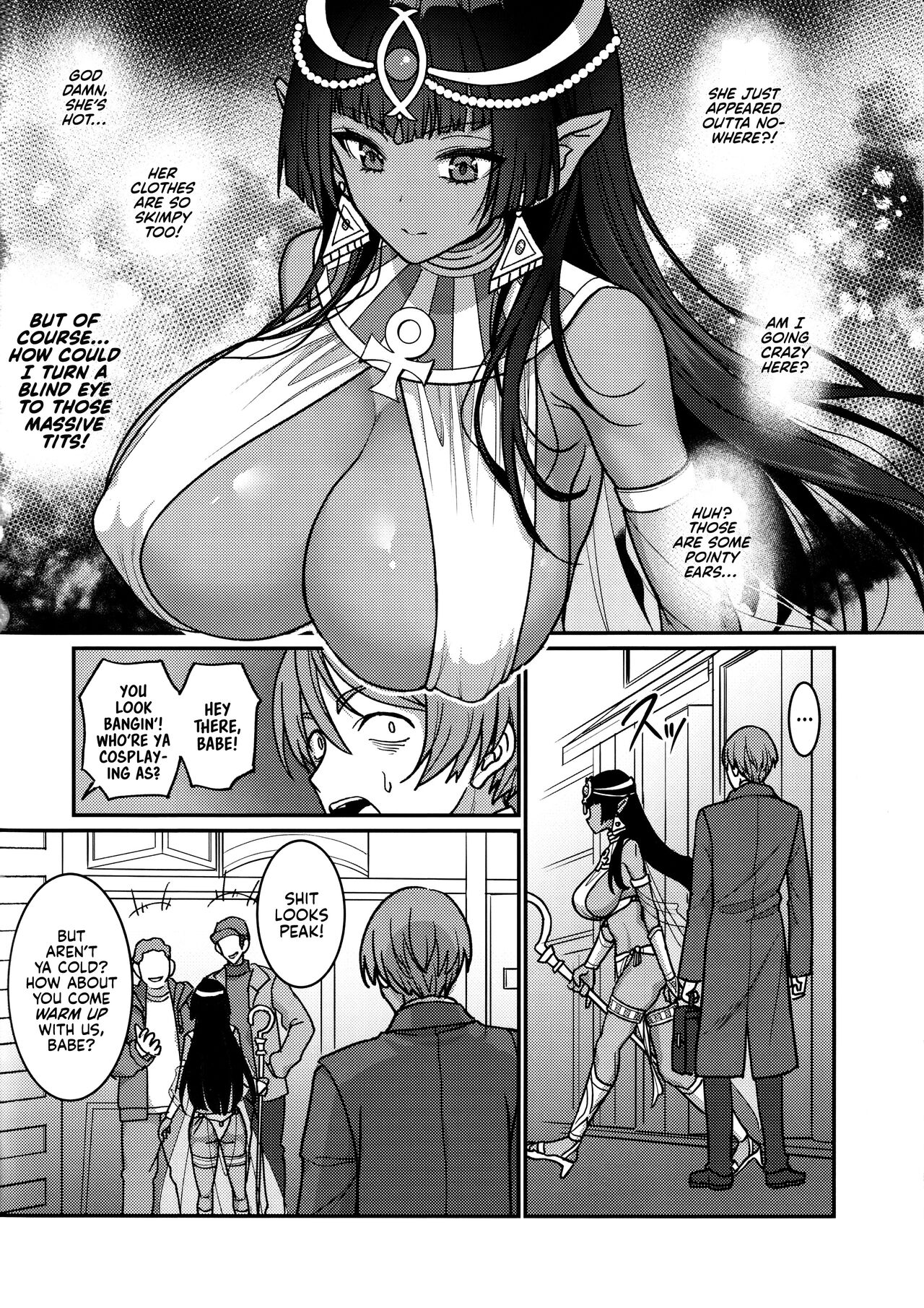 (C103) [Yohsyuan (Son Yohsyu)] Muchi Muchi Kasshoku Oujo to Yarimakuri Dousei Seikatsu | Non-stop Fucking at Home With This Dummy Thicc Chocolate Princess [English] [Kyuume] numero di immagine  3