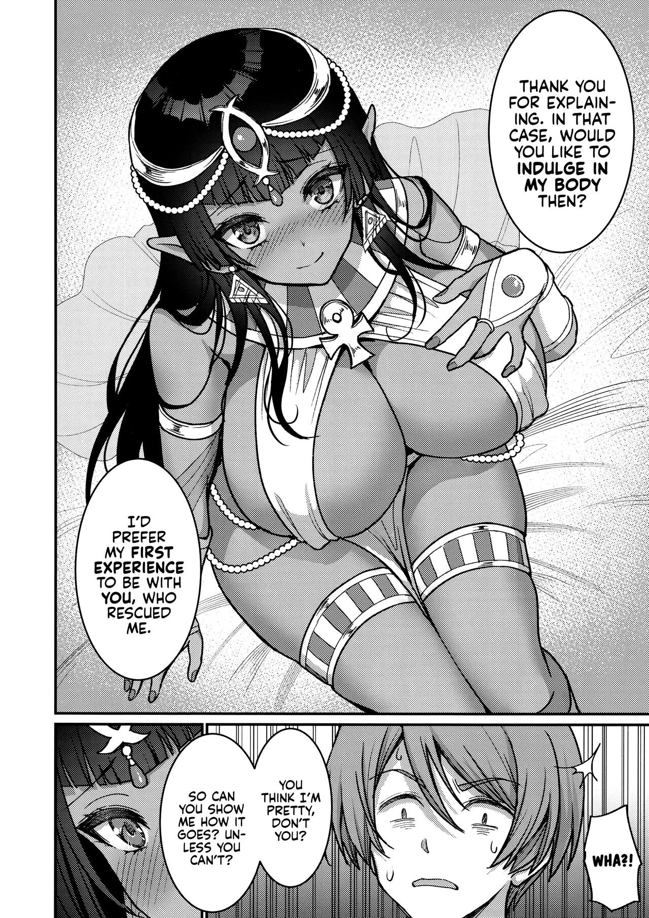 (C103) [Yohsyuan (Son Yohsyu)] Muchi Muchi Kasshoku Oujo to Yarimakuri Dousei Seikatsu | Non-stop Fucking at Home With This Dummy Thicc Chocolate Princess [English] [Kyuume] numero di immagine  9