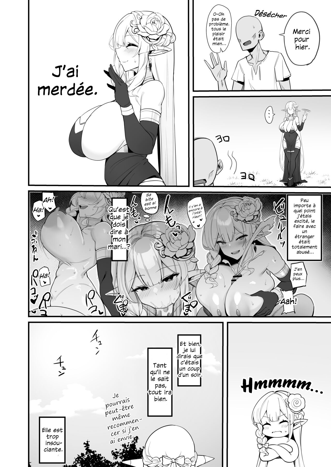 [Kirome] Elf Mama-San no manga | Le manga d'une Elfe mariée frustrée [Français] [Sloth] image number 16