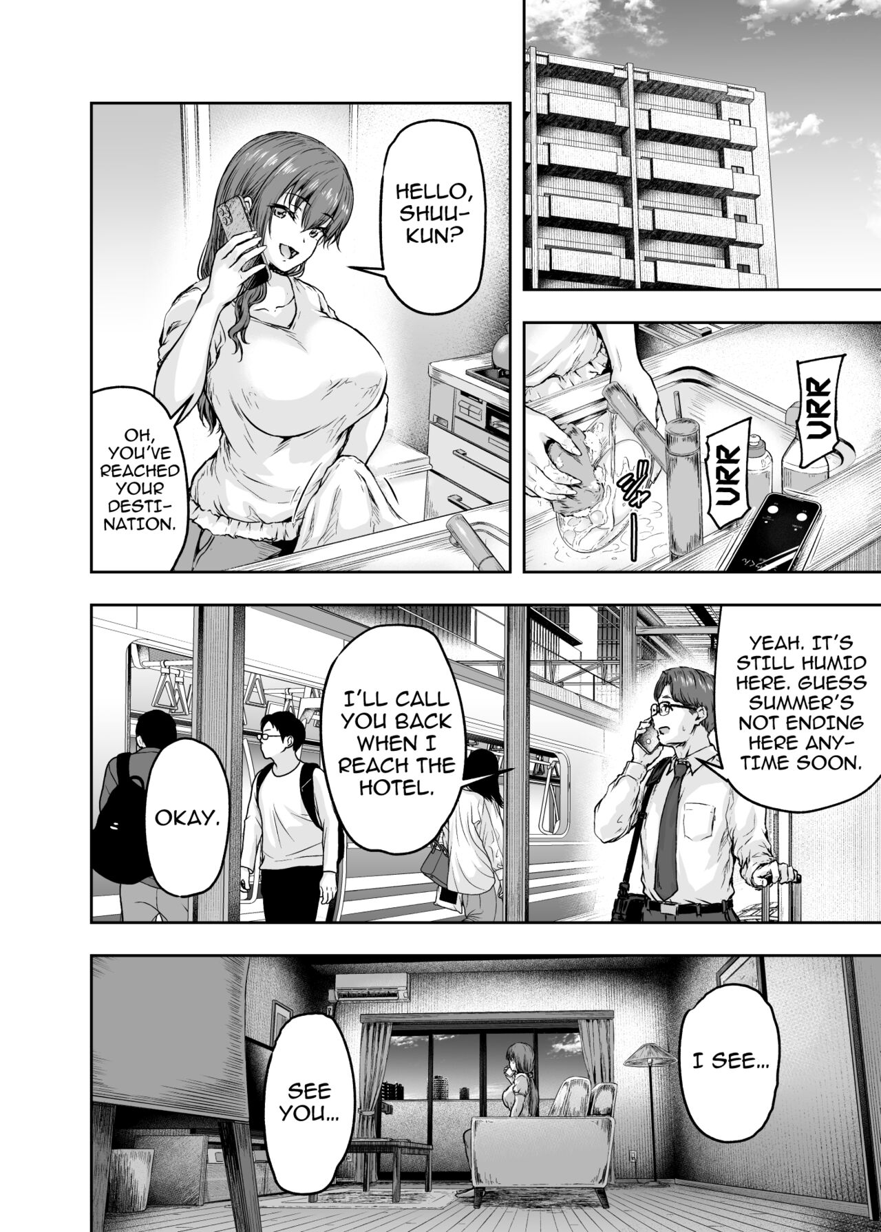 [Sazareito (Ohnaka Ito)] Watashi... Kaerare Chaimashita. 3 -AroThir OL ga Yarichin Daigakusei-tachi no Chinpo ni Dohamari suru made- [English] [SquigglesJPTeam] 画像番号 13