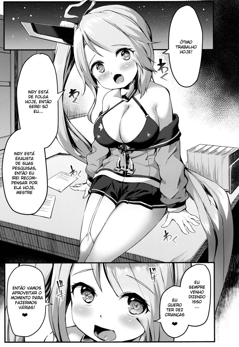 (COMIC1☆13) [ROCK CLIME (Danbo)] Portland no Yawaraka na Tawawa - Soft TA-WA-WA of Portland (Azur Lane) [Portuguese-BR] [DiegoVPR] Bildnummer 4