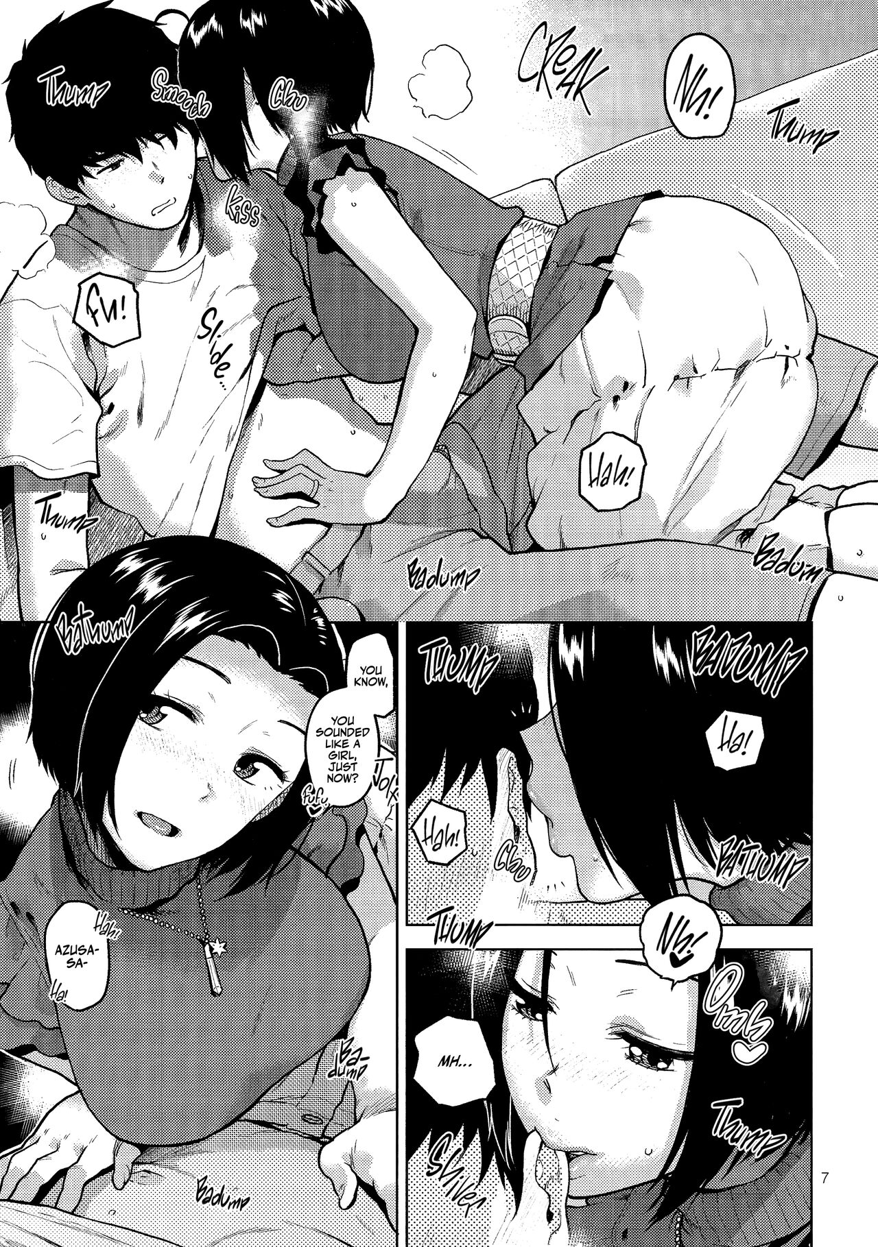 (C96) [Aimasutei (Fumitsuki Yuu)] Azusa-san ga Te to Kuchi dake de Shite Kureru Hon (THE IDOLM@STER) [English] [korafu + head empty] image number 8