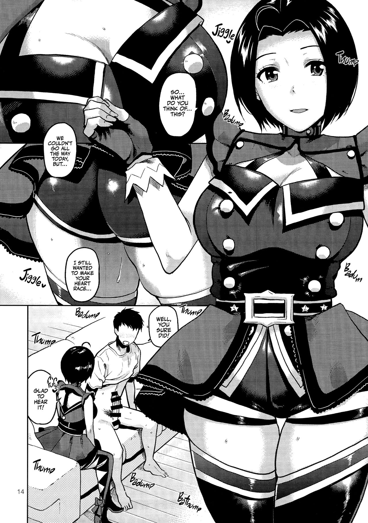 (C96) [Aimasutei (Fumitsuki Yuu)] Azusa-san ga Te to Kuchi dake de Shite Kureru Hon (THE IDOLM@STER) [English] [korafu + head empty] image number 15