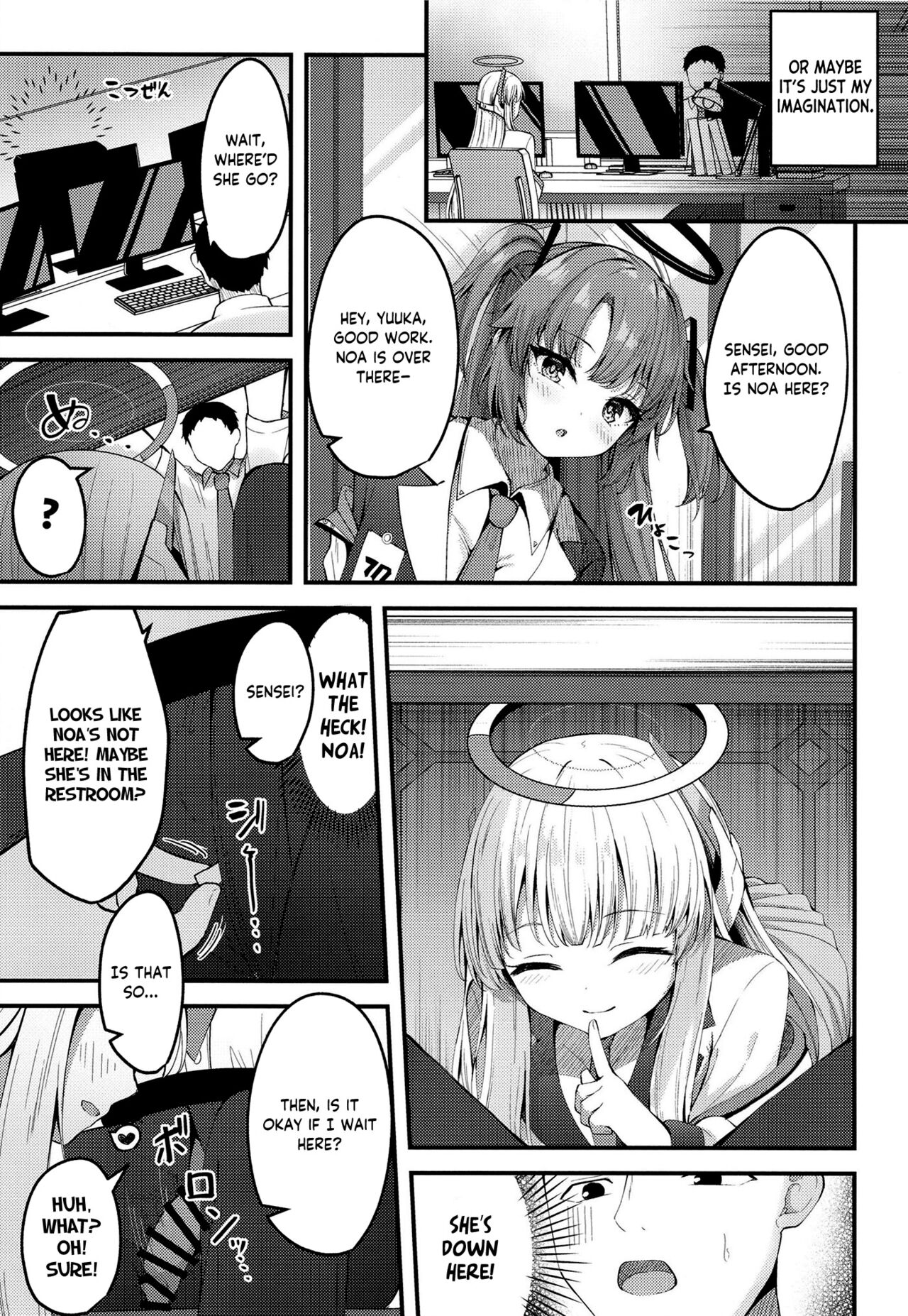 [Tsukuten (Madoka Tsukumo)] Seishori NOR Asobi - Ryoute ni Sensei to Yuuka-chan | Sexual Release NOR Toying - Sensei and Yuuka-chan wrapped around my fingers! (Blue Archive) [English] [Tea Party Scans] [Digital] image number 13