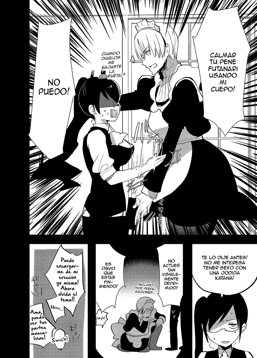 (C89) [Aimaitei (Aimaitei Umami)] Futanari Onna Saniwa x Katana no Ero Hon 2 (Touken Ranbu) [Spanish] [Elmoedela8] 图片编号 5