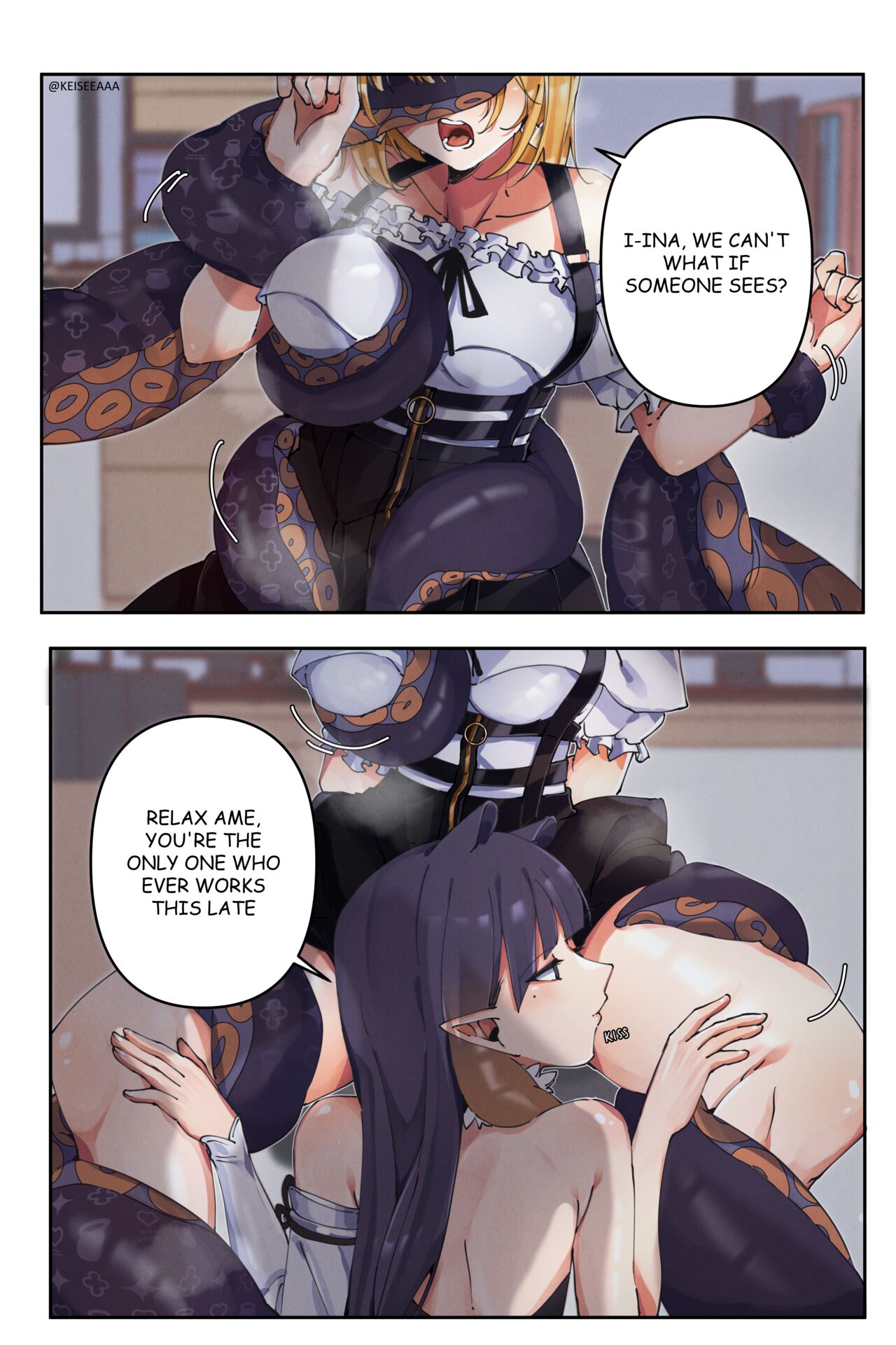 [Keisea] Iname Short Comic (Hololive English) 画像番号 1