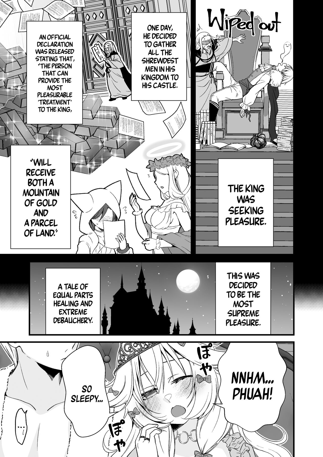 [Whisp (Ariichi Kyuu)] Nemuri Hime no, Mucchimuchi na Karada de Shasei no Osewa shite Morau | Let A Sleeping Princess Care For Your Ejaculation Needs With Her Voluptuous Body [English] [A Cool Person] [Digital] 画像番号 3