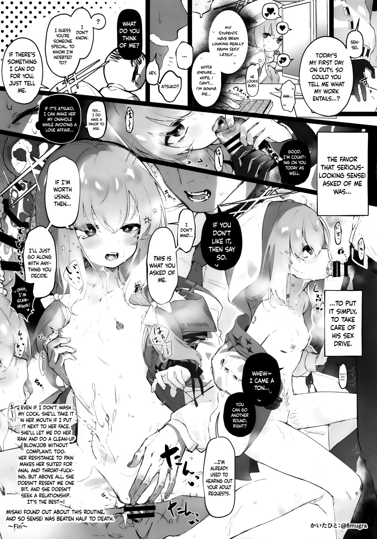 (C103) [Ozitan Yasan (Mameojitan)] Oshiete, Sensei | Teach Me, Sensei (Blue Archive) [English] [Douzo Lad Translations] 42eme image