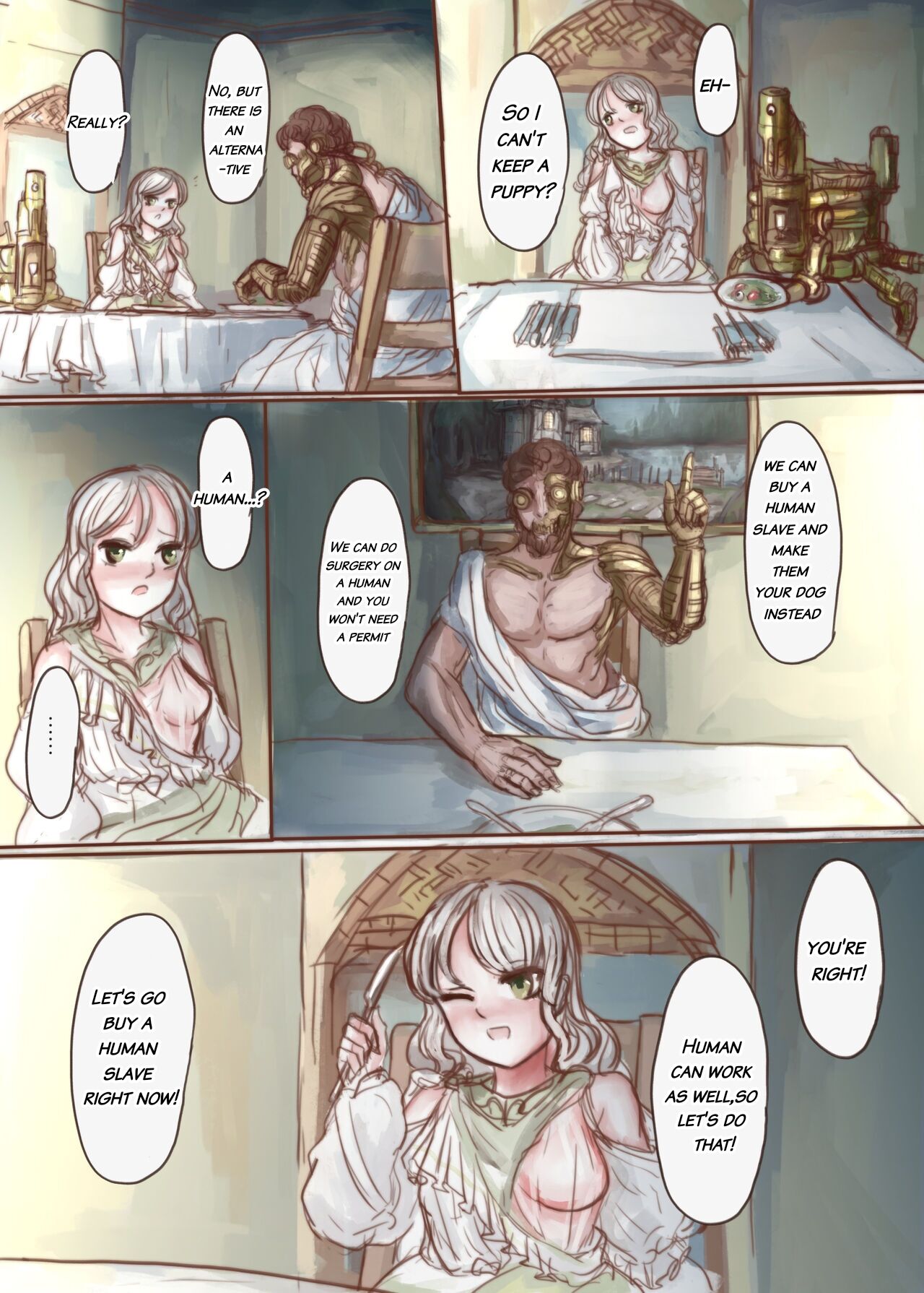 The Wealthy Young Lady Who Bought A Slave And Turned Her Into A Puppy numero di immagine  7