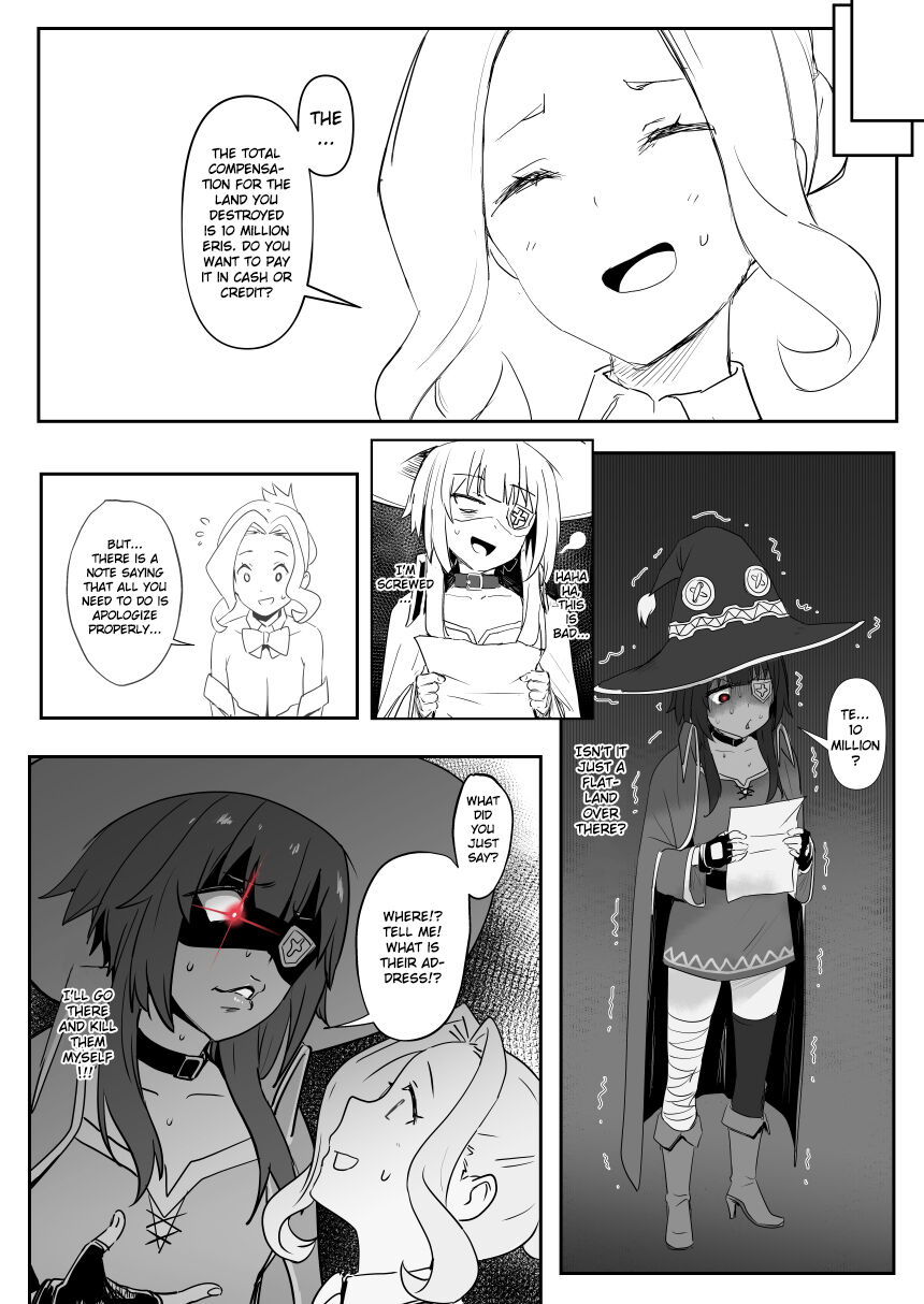 [Oninarasu] Megumin 2 (Kono Subarashii Sekai ni Syukufuku o!) [English] [Gagak_Ireng] numero di immagine  5