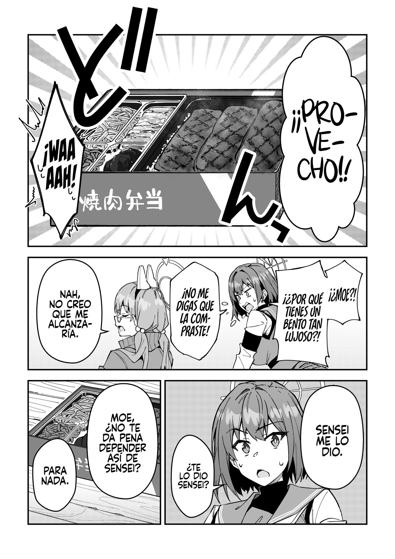 [Syunichi Kansuu (Syunichi)] Yokujou Usagi no Shokuryou Choutatsu Sakusen (Blue Archive) [Spanish] [Rakuen Translations] [Digital] image number 5