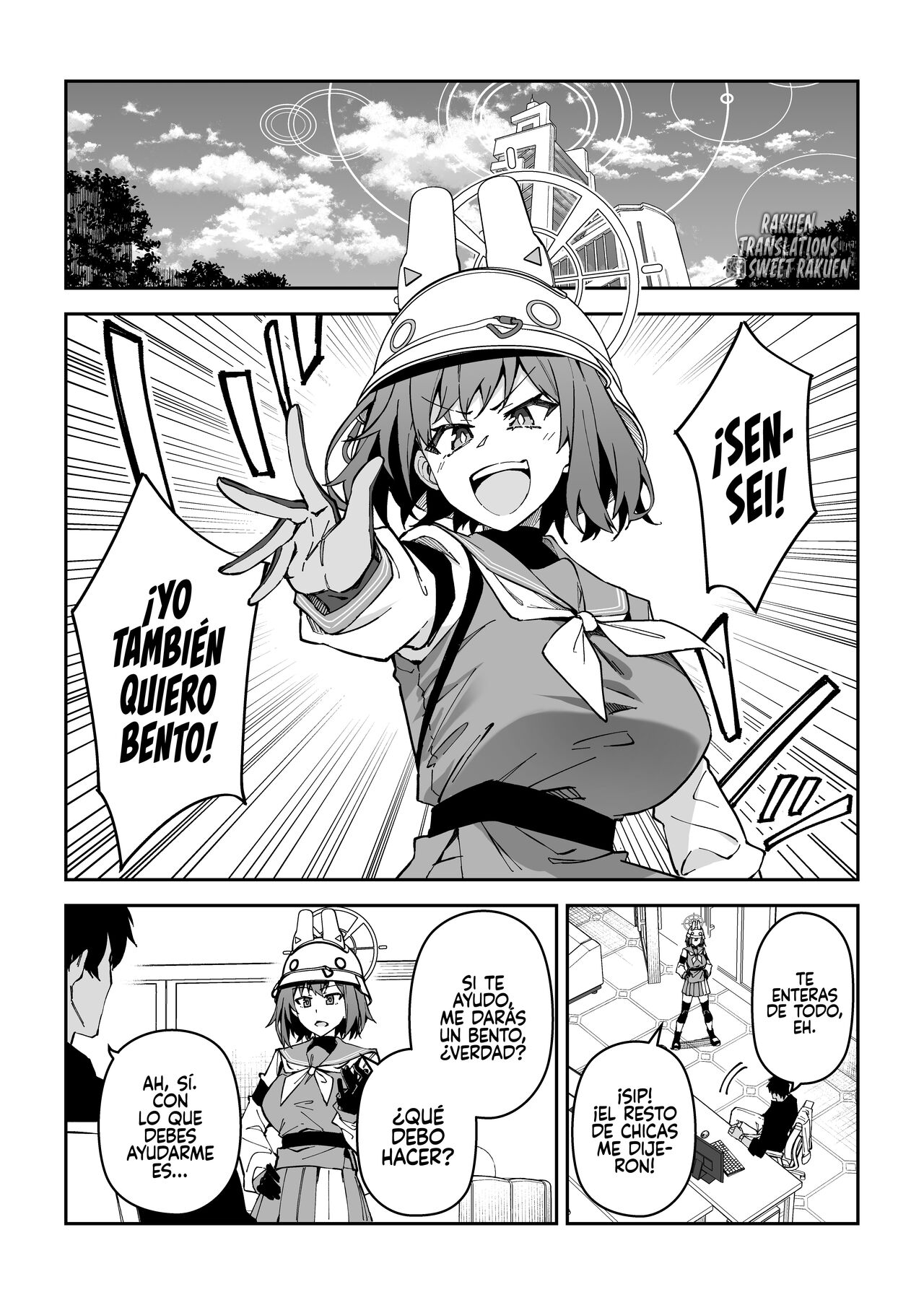 [Syunichi Kansuu (Syunichi)] Yokujou Usagi no Shokuryou Choutatsu Sakusen (Blue Archive) [Spanish] [Rakuen Translations] [Digital] image number 8