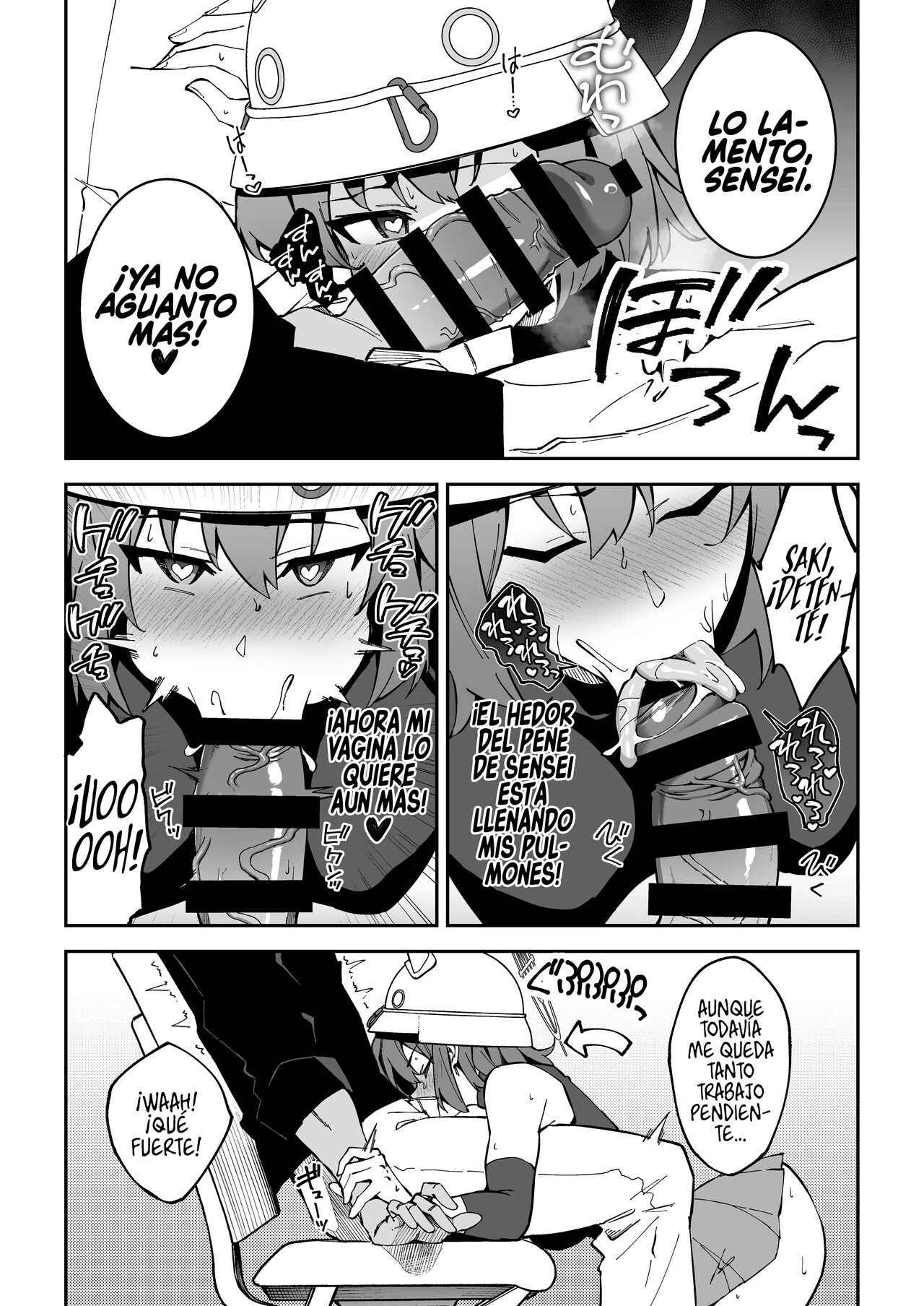 [Syunichi Kansuu (Syunichi)] Yokujou Usagi no Shokuryou Choutatsu Sakusen (Blue Archive) [Spanish] [Rakuen Translations] [Digital] image number 27