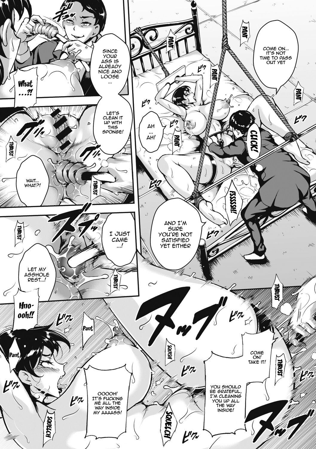 [Bitch Goigostar] Akaneiro ni Modaeru Hitozuma - Wife Writhing in Madder Ch. 1-7 [English] {Doujins.com} [Digital] image number 112