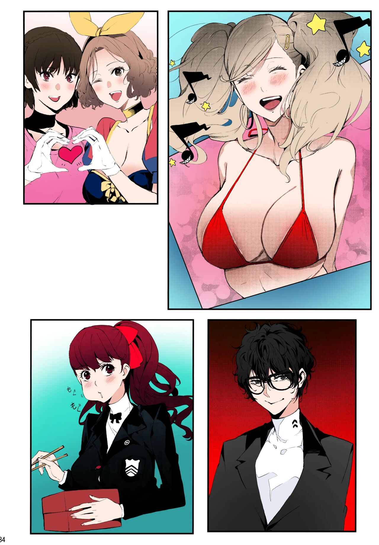 (C96) [Oppai Baibai (Azukiko)] Hattoubun no Persona (Persona 5) [Spanish] [MoeohUp] [Colorized] [SPDSD] 35eme image