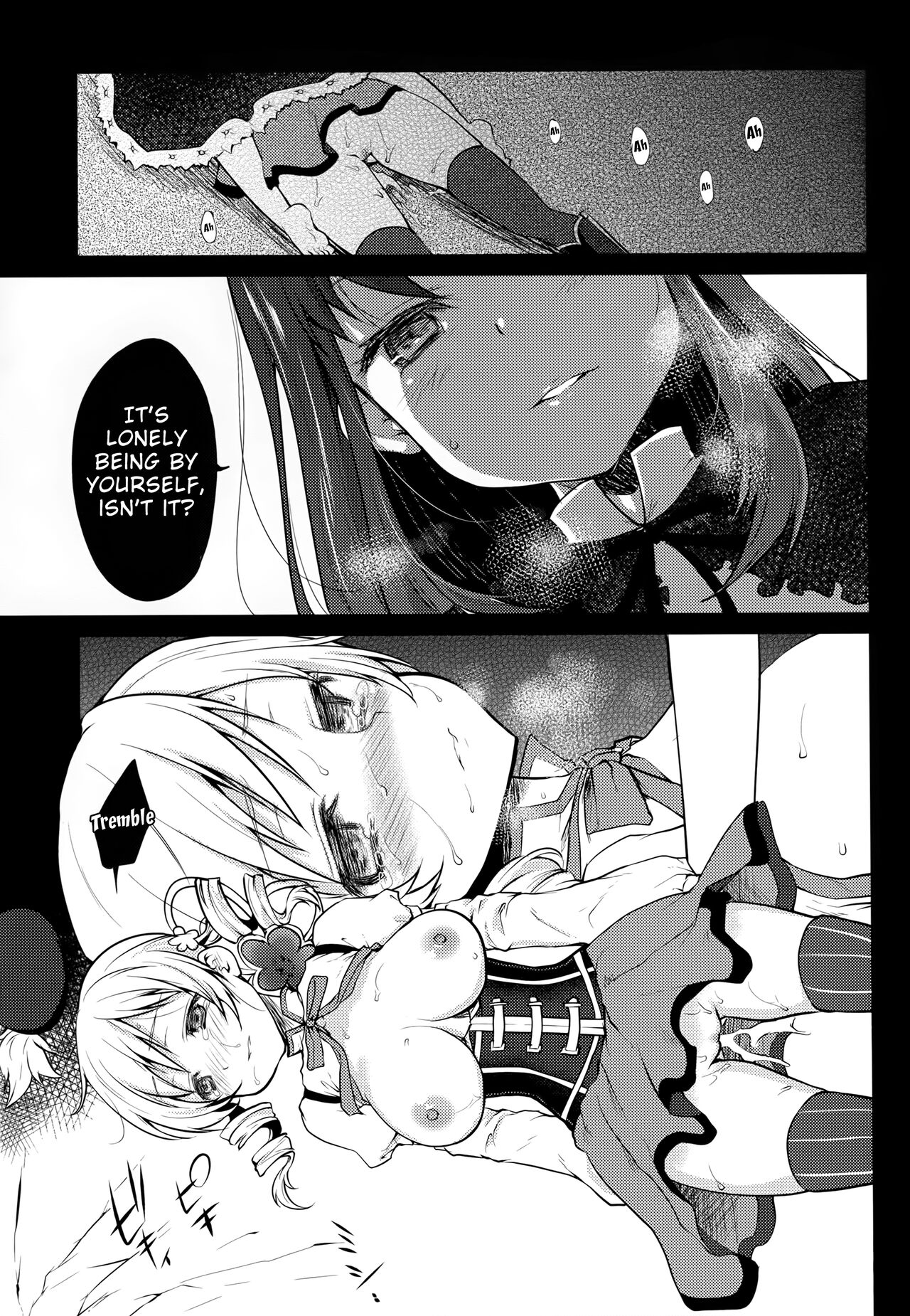 (COMIC1☆8) [Kaze no Gotoku! (Fubuki Poni, Fujutsushi)] Hitoribocchi wa Sabishii Mono ne | It's Lovely Being Alone (Puella Magi Madoka Magica) [English] image number 25