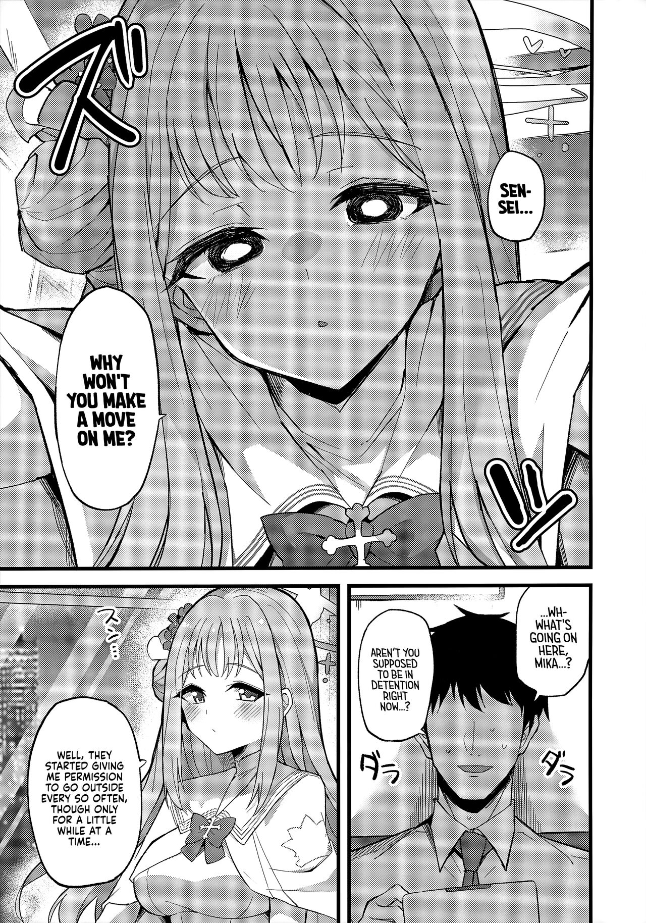 (C101) [Miracleburn (Himiya Zyo-zu)] Jihi o Kureta Anata to | Right Here With You, Who Forgave Me (Blue Archive) [English] [head empty] 图片编号 4