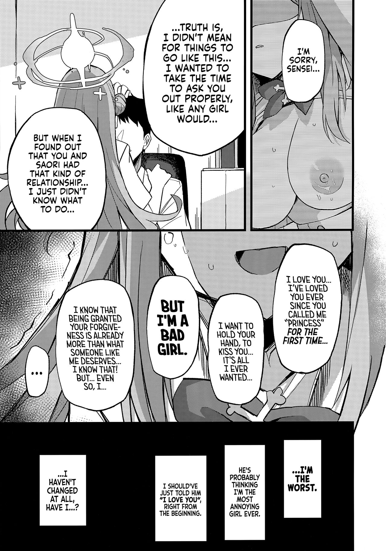 (C101) [Miracleburn (Himiya Zyo-zu)] Jihi o Kureta Anata to | Right Here With You, Who Forgave Me (Blue Archive) [English] [head empty] 图片编号 10