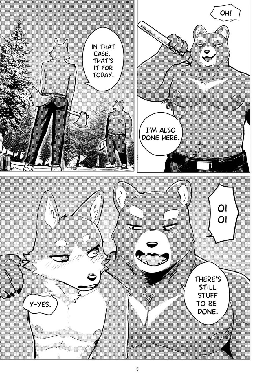 (Kemoket 14) [Zerozero (Uro)] Breeders' Town [English] {Iwanko} image number 5