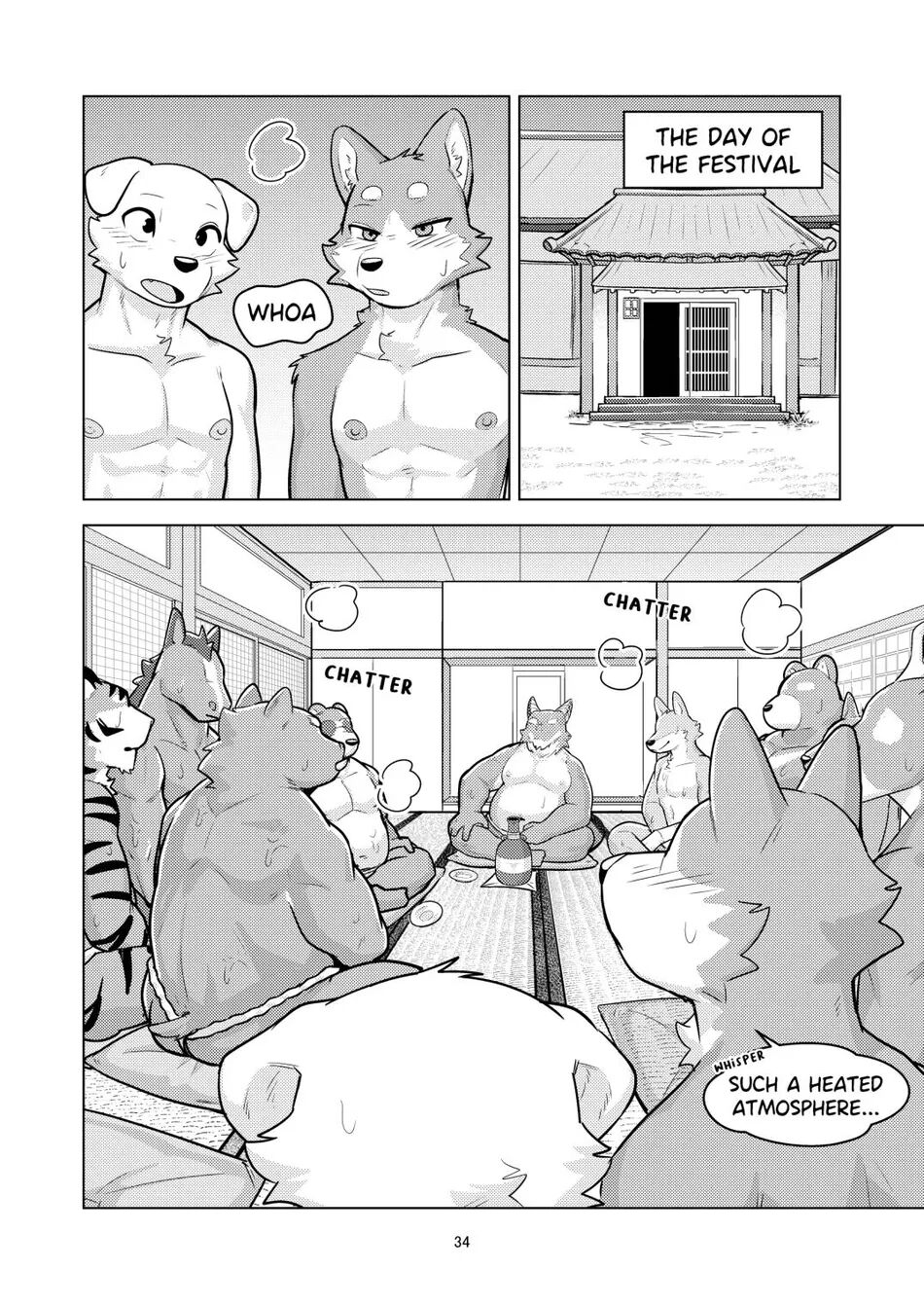 (Kemoket 14) [Zerozero (Uro)] Breeders' Town [English] {Iwanko} изображение № 34