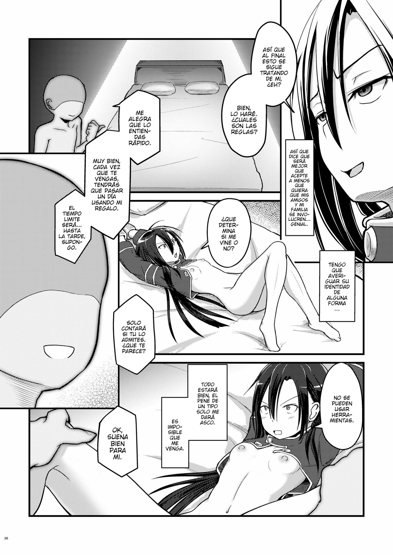 [Umari-ya (D-2)] Kiriko Route Another #01 ~Kousoku Denma Shojo Soushitsu Hen~ (Sword Art Online) [Spanish] [elmodela8] 画像番号 24