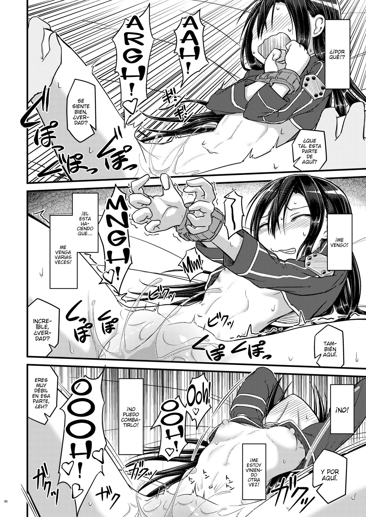 [Umari-ya (D-2)] Kiriko Route Another #01 ~Kousoku Denma Shojo Soushitsu Hen~ (Sword Art Online) [Spanish] [elmodela8] 画像番号 28