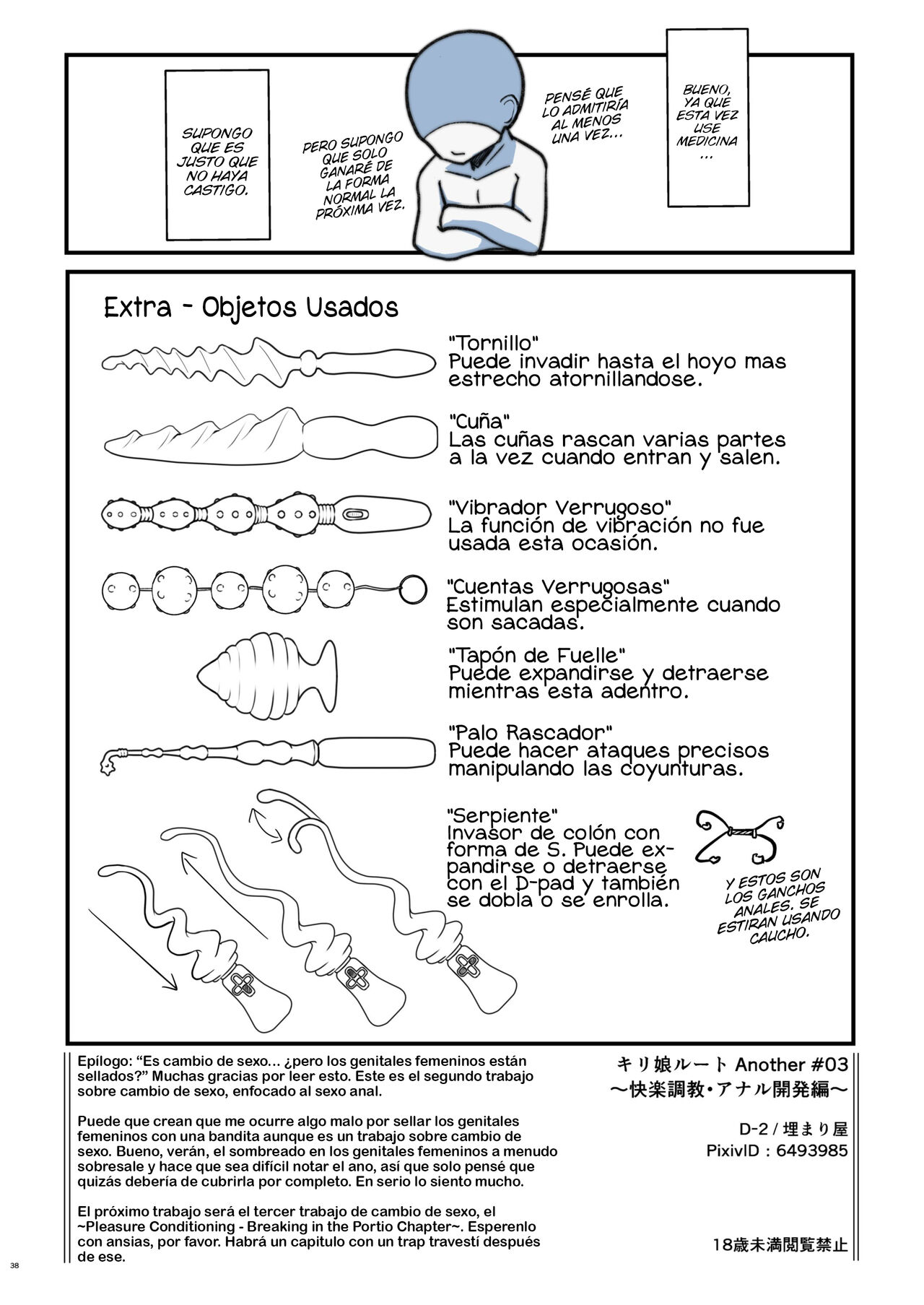[Umari-ya (D-2)] Kiriko Route Another #03 ~Kairaku Choukyou Anal Kaihatsu Hen~ (Sword Art Online) [Spanish] [elmodela8] image number 37