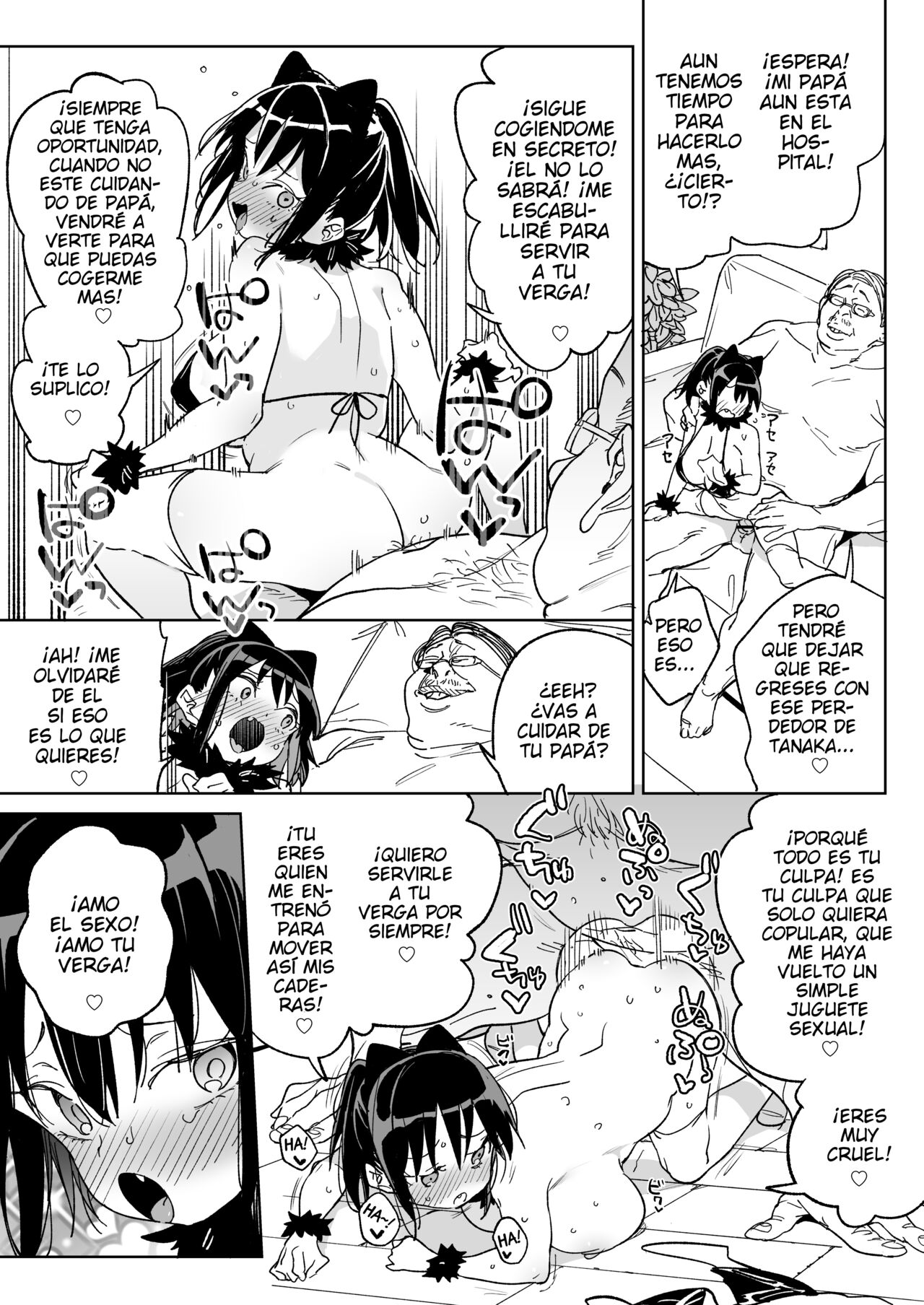 [Meshikutteneru. (Atage)] 11-gatsu 28-nichi Atarashii Papa no Mono ni Narimashita. | November 28th: As of today, I belong to my new daddy! [Spanish] [elmodela8] [Digital] Bildnummer 32