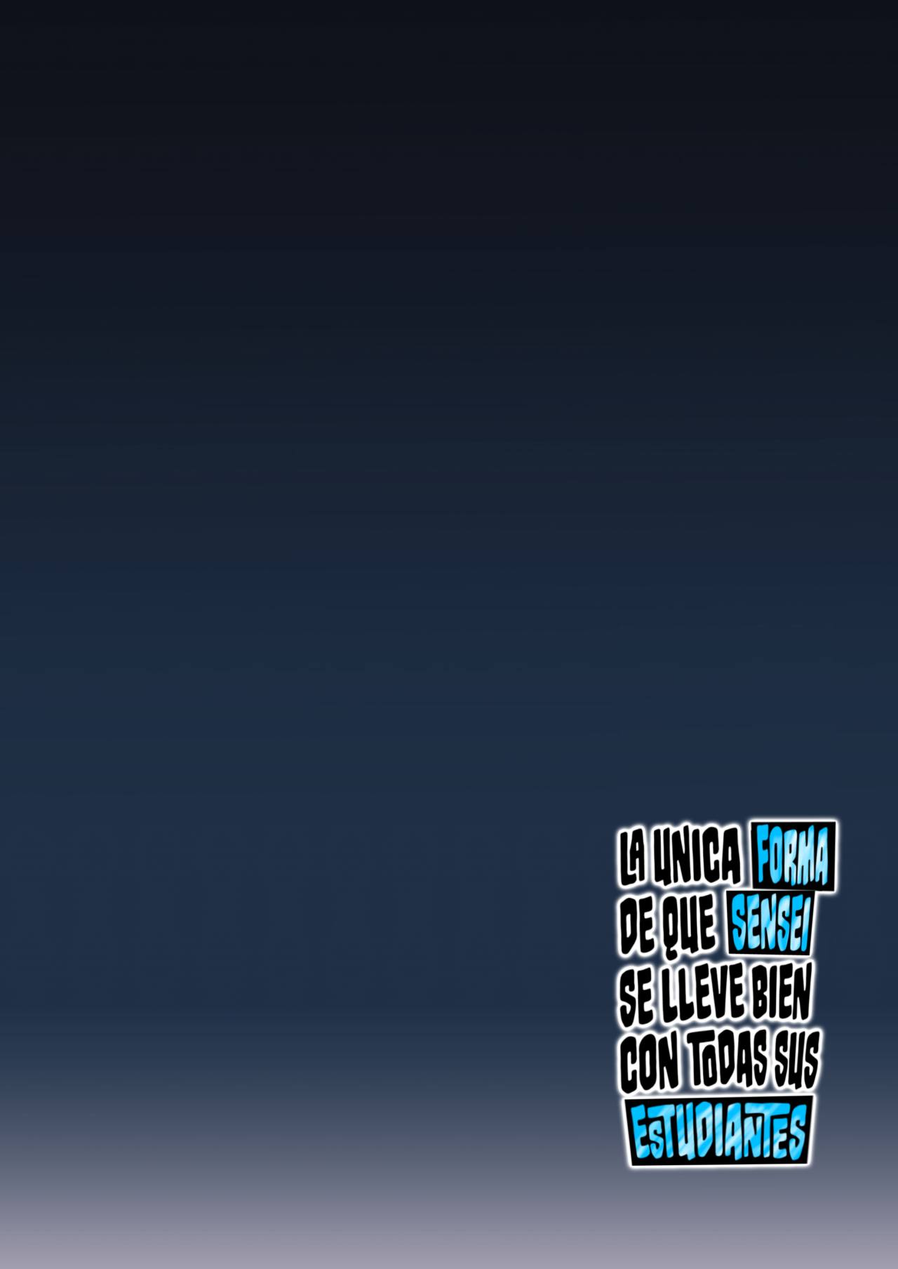 [Syunichi Kansuu (Syunichi)] Seito to Nakayoku Nareru Tatta Hitotsu no Houhou | La unica forma de que sensei se lleve bien con todas sus estudiantes  (Blue Archive)  [Spanish] [Germany united]  [Digital] 3eme image