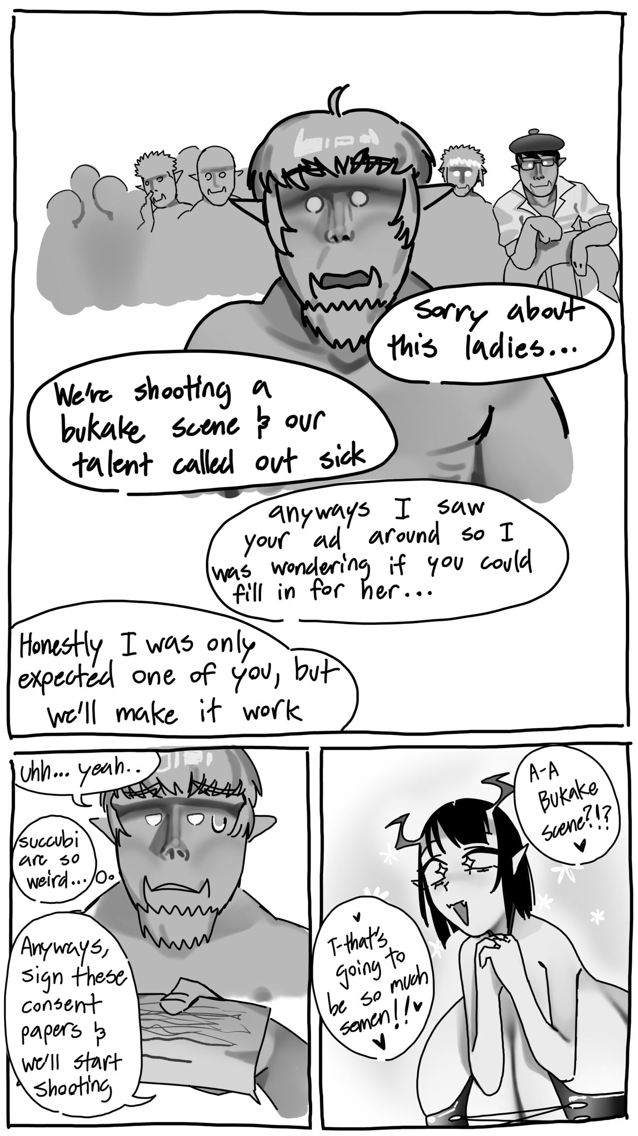 [chair_san] Succubus Story (decensored) 图片编号 10