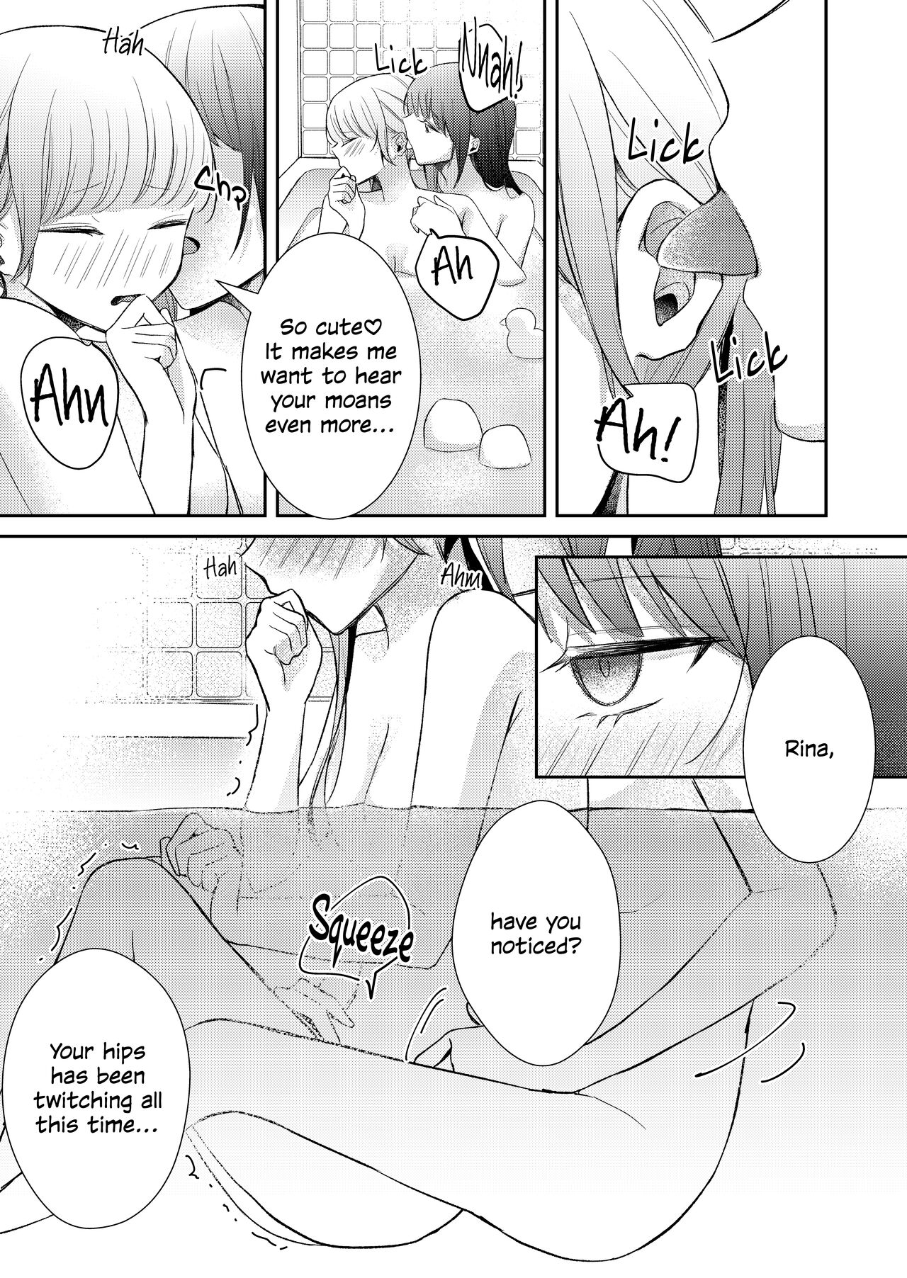 [Strawberry] Tsukiattenai Futari ga Ofuro de  Ecchi na Koto Suru Hanashi |  A Story of Two Girls Who Are Not Dating Having Sex in the Bath [English] [ROSMONTISISLOVE] 이미지 번호 19
