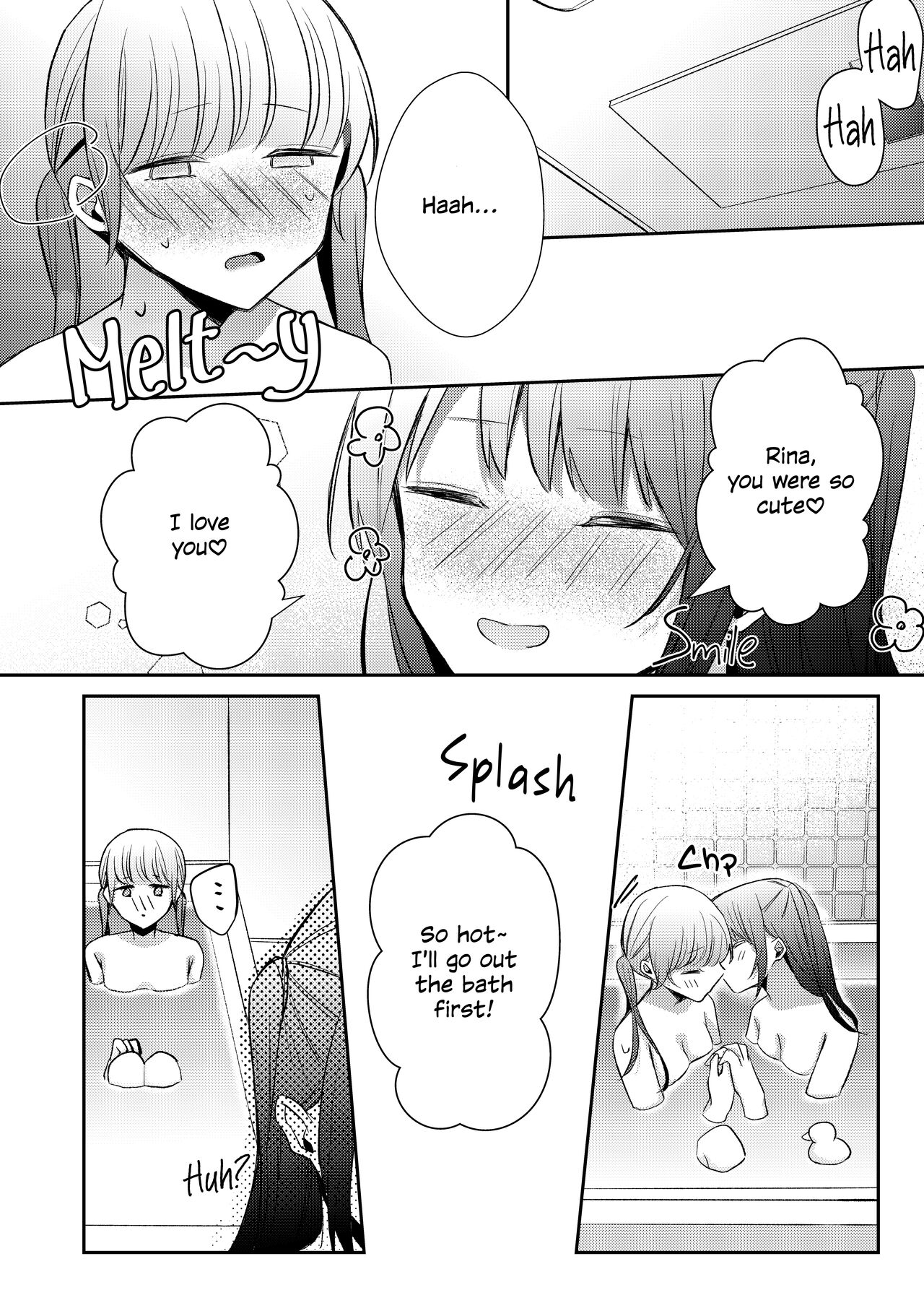 [Strawberry] Tsukiattenai Futari ga Ofuro de  Ecchi na Koto Suru Hanashi |  A Story of Two Girls Who Are Not Dating Having Sex in the Bath [English] [ROSMONTISISLOVE] 이미지 번호 24