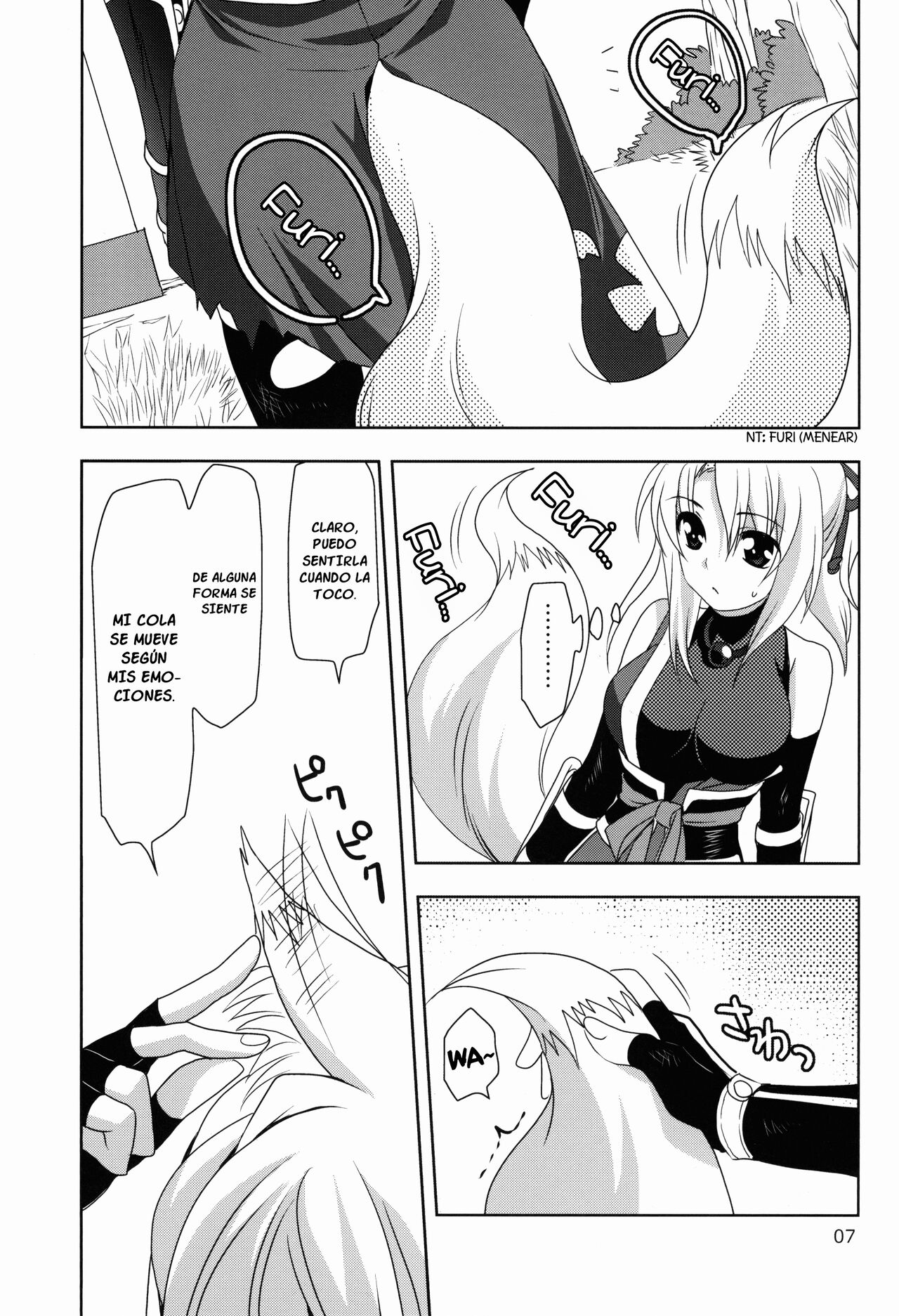 (C84) [PLUM (Kanna)] Wonderful Fox (Dog Days) [Spanish] [Oni Twin Scans] Bildnummer 6