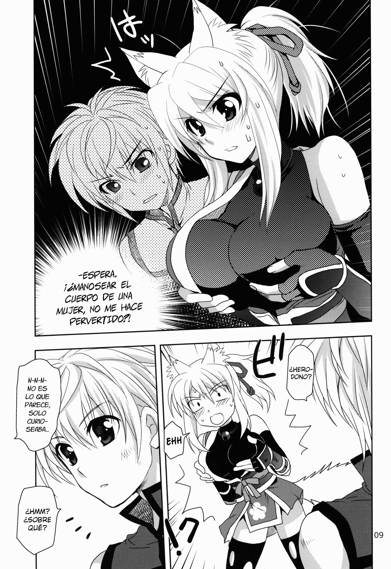 (C84) [PLUM (Kanna)] Wonderful Fox (Dog Days) [Spanish] [Oni Twin Scans] Bildnummer 8